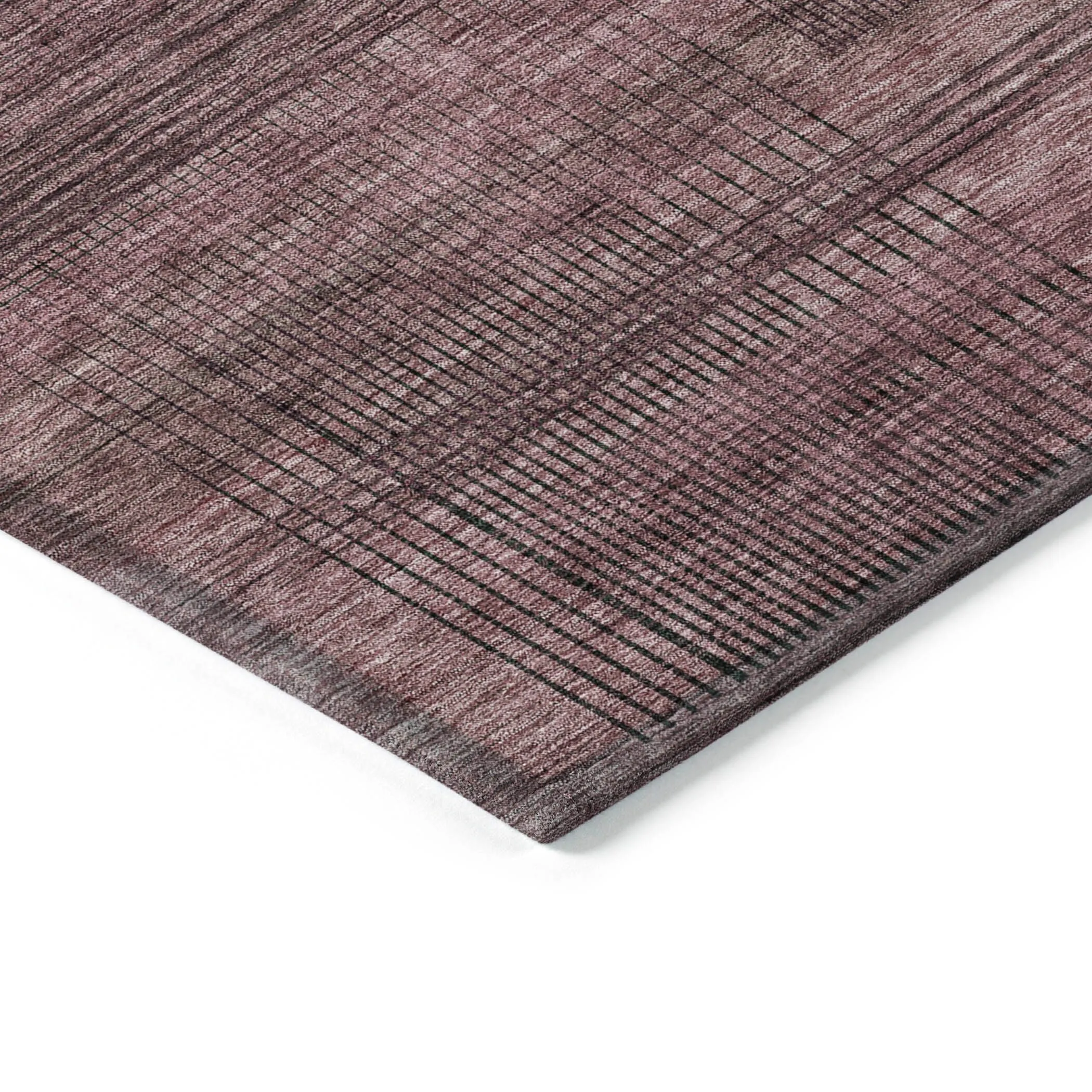 Machine Washable Indoor/ Outdoor Chantille Contemporary Imprints Rug