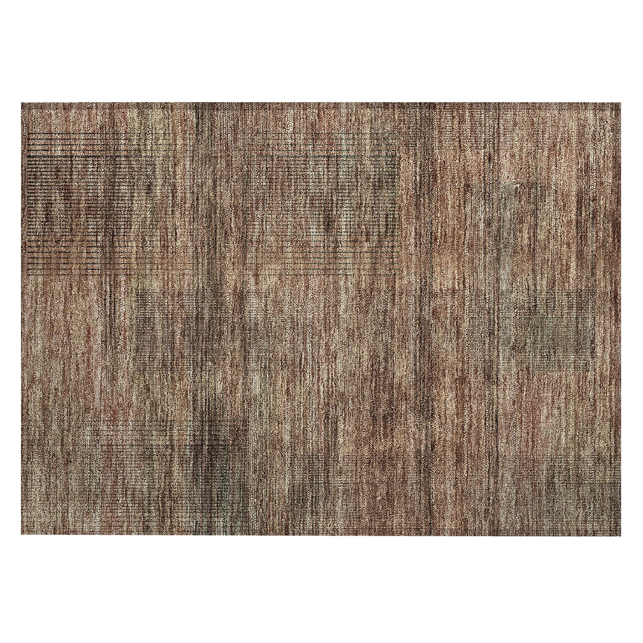 Machine Washable Indoor/ Outdoor Chantille Contemporary Imprints Rug