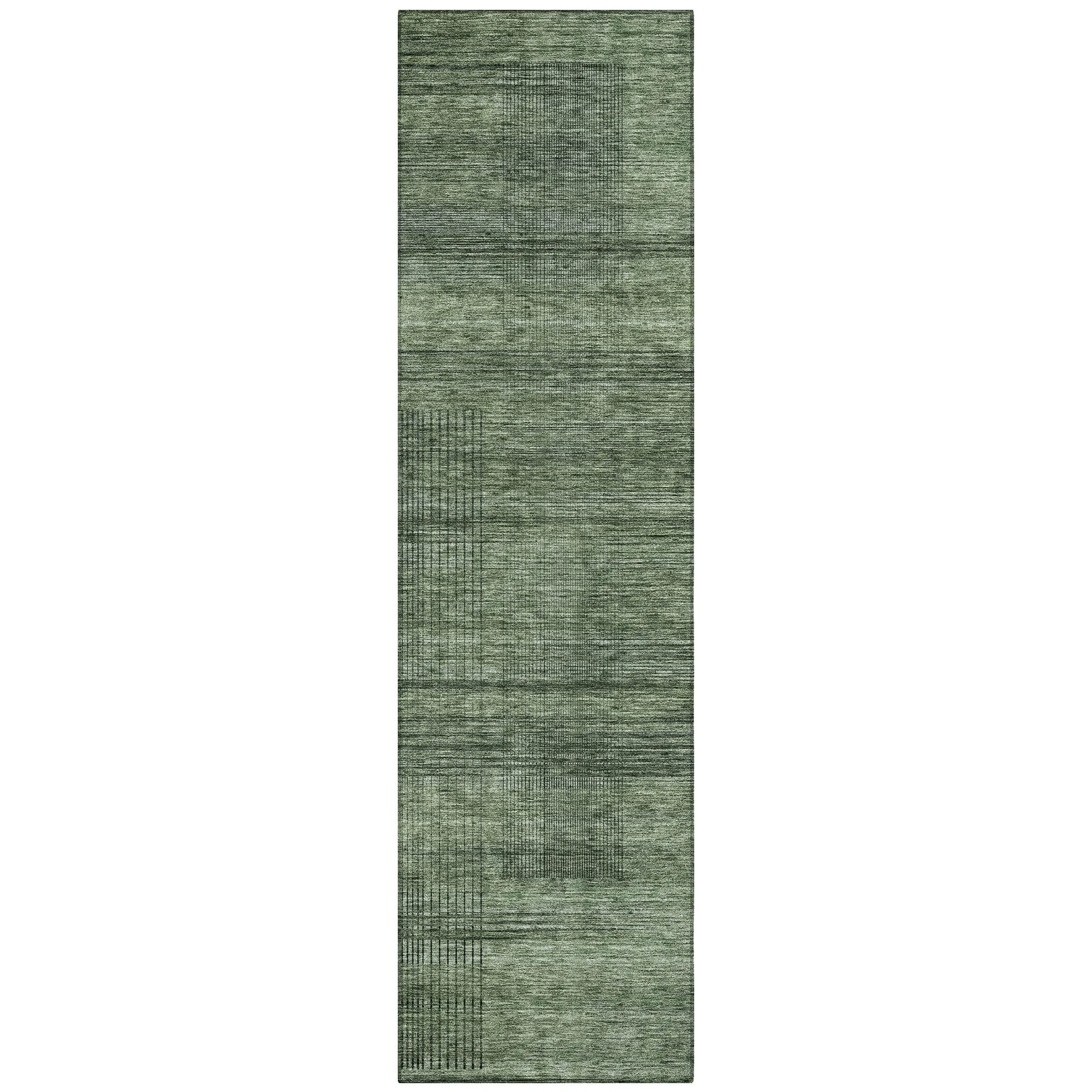 Machine Washable Indoor/ Outdoor Chantille Contemporary Imprints Rug