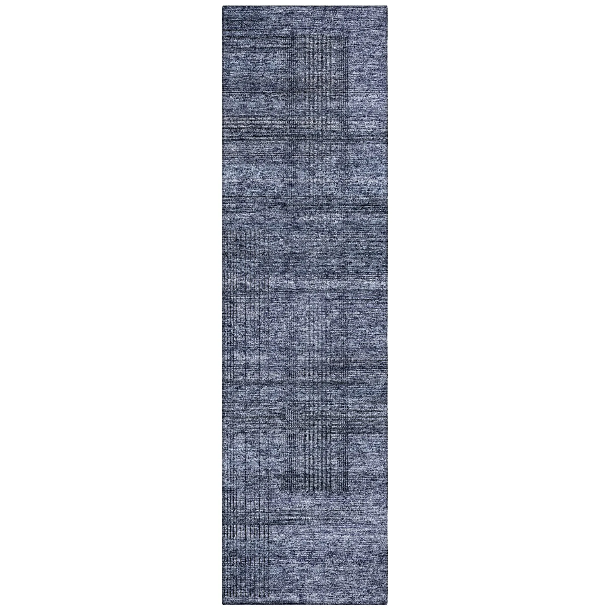 Machine Washable Indoor/ Outdoor Chantille Contemporary Imprints Rug