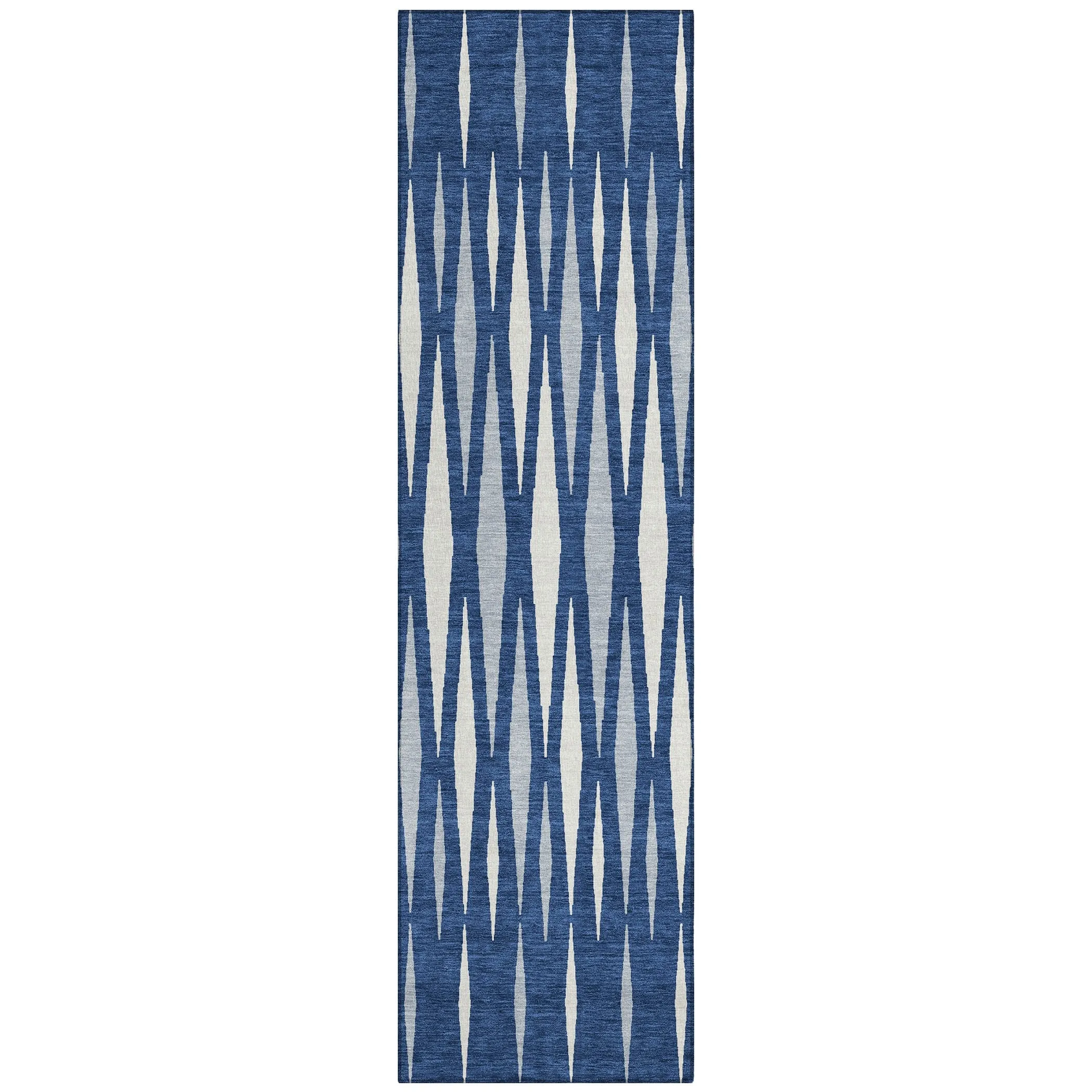 Machine Washable Indoor/ Outdoor Chantille Contemporary Mosaic Rug