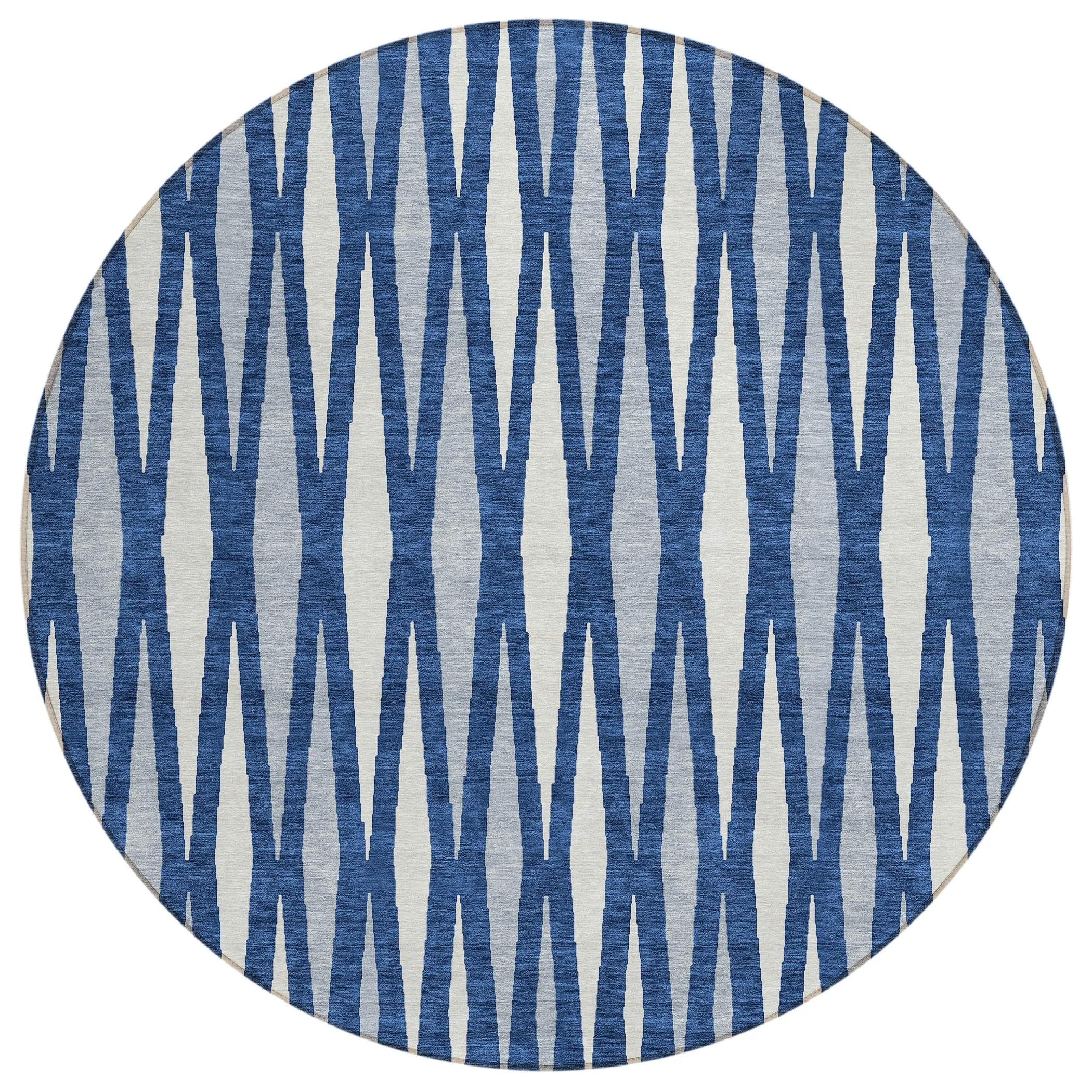 Machine Washable Indoor/ Outdoor Chantille Contemporary Mosaic Rug