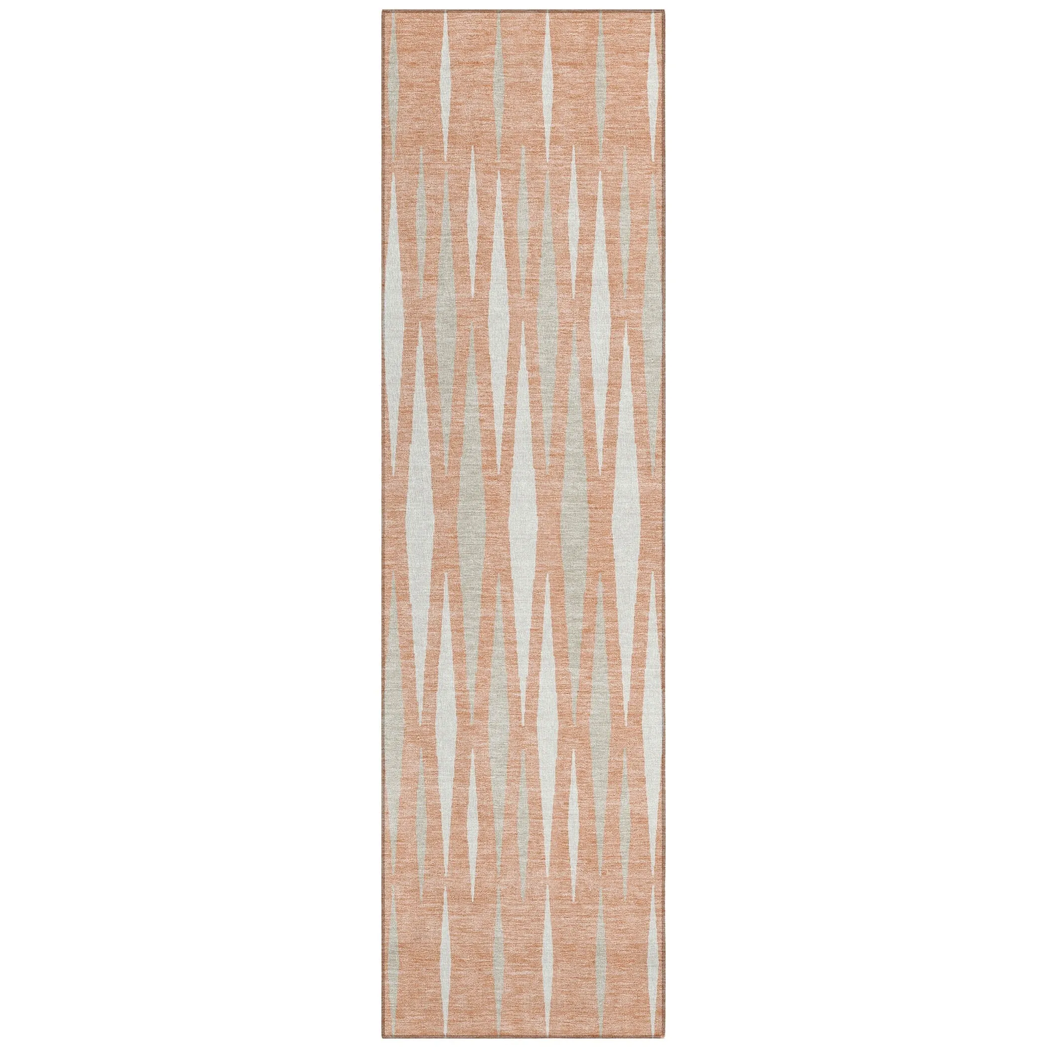 Machine Washable Indoor/ Outdoor Chantille Contemporary Mosaic Rug
