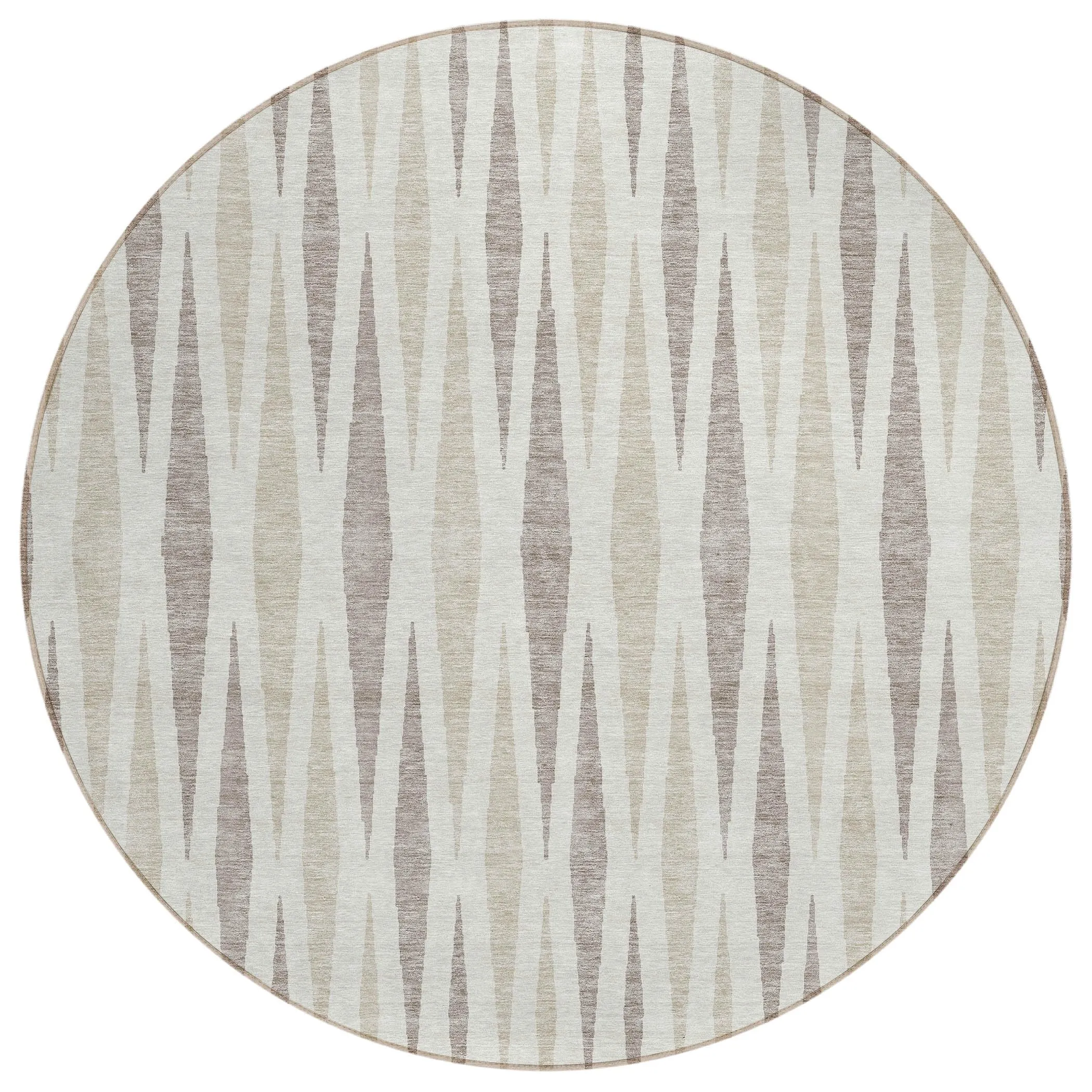 Machine Washable Indoor/ Outdoor Chantille Contemporary Mosaic Rug