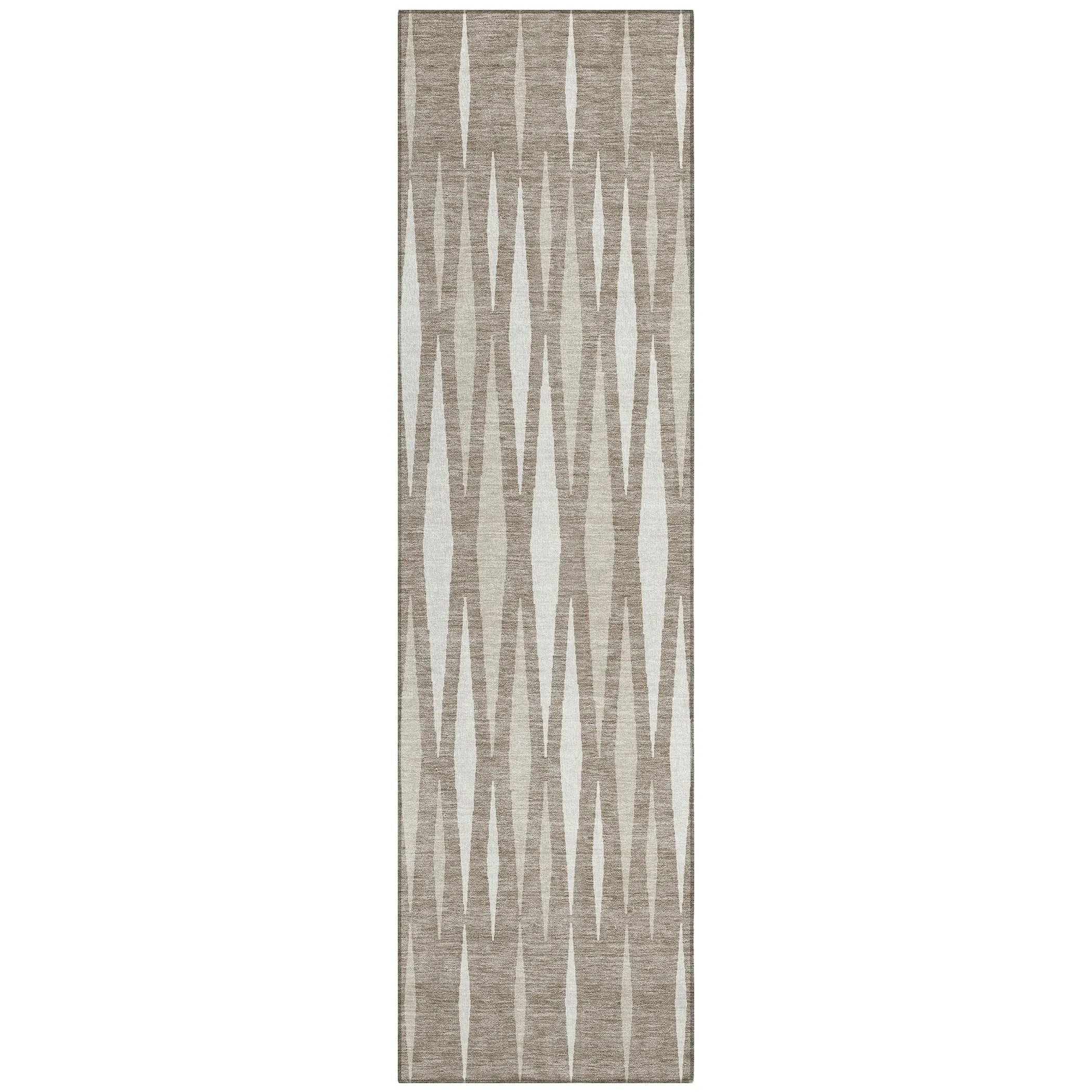 Machine Washable Indoor/ Outdoor Chantille Contemporary Mosaic Rug