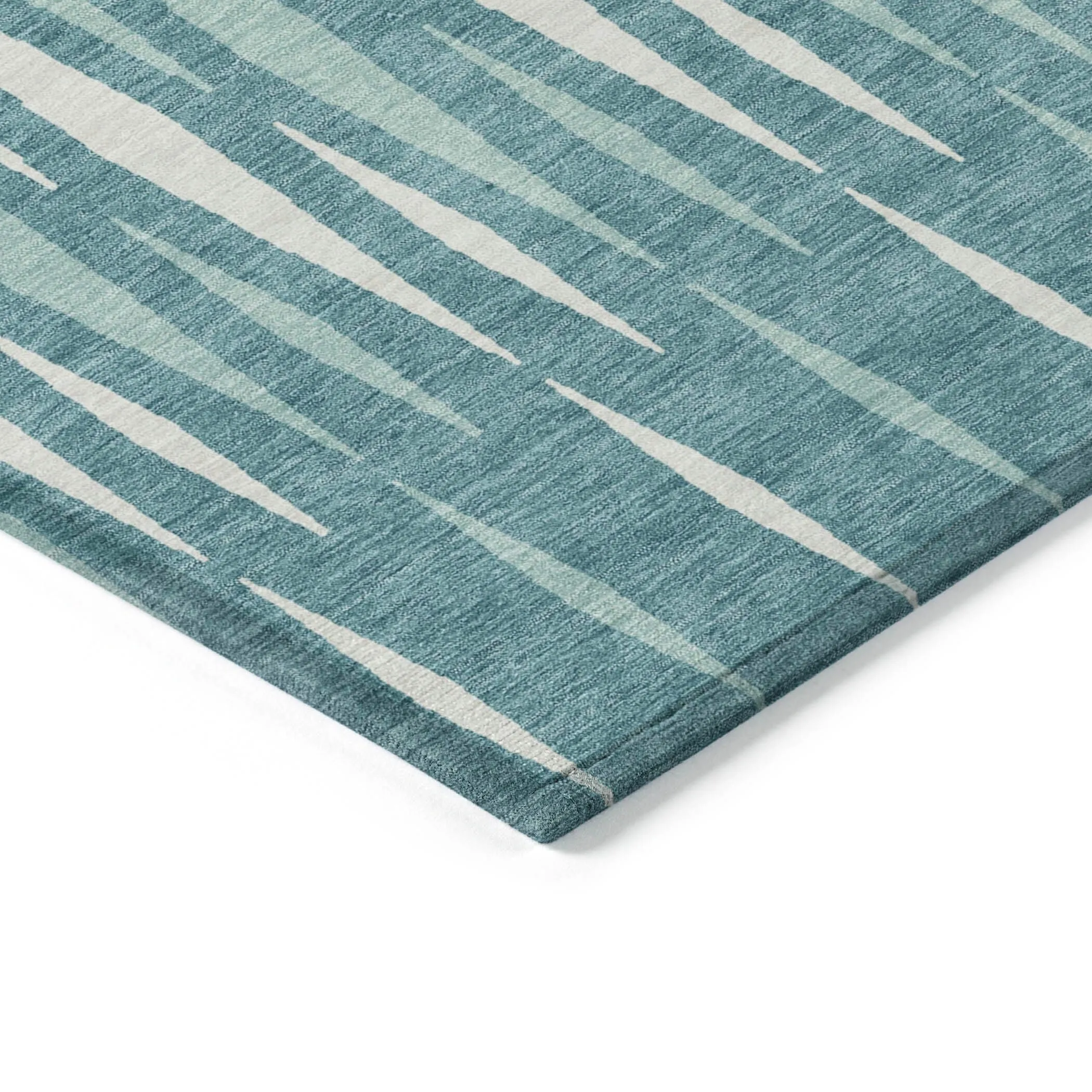 Machine Washable Indoor/ Outdoor Chantille Contemporary Mosaic Rug