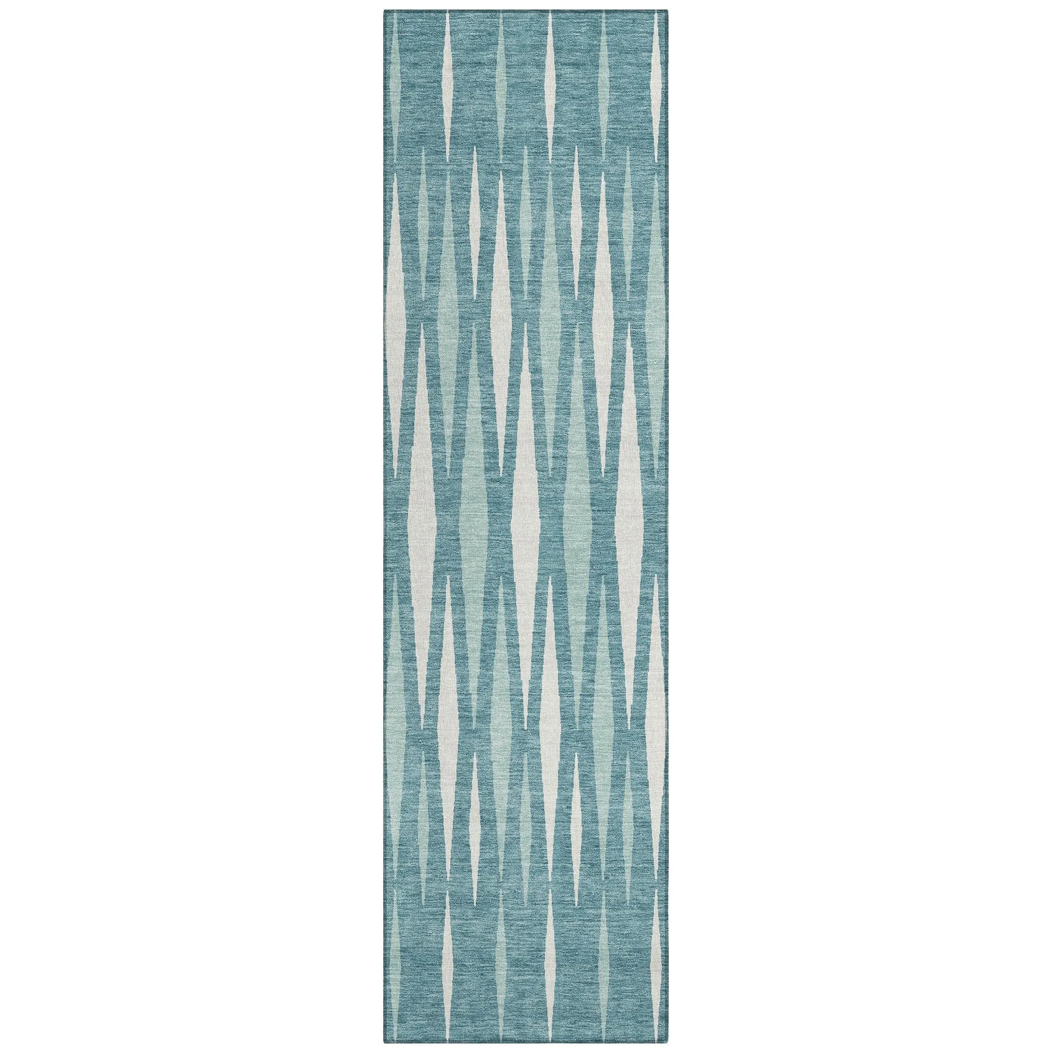 Machine Washable Indoor/ Outdoor Chantille Contemporary Mosaic Rug