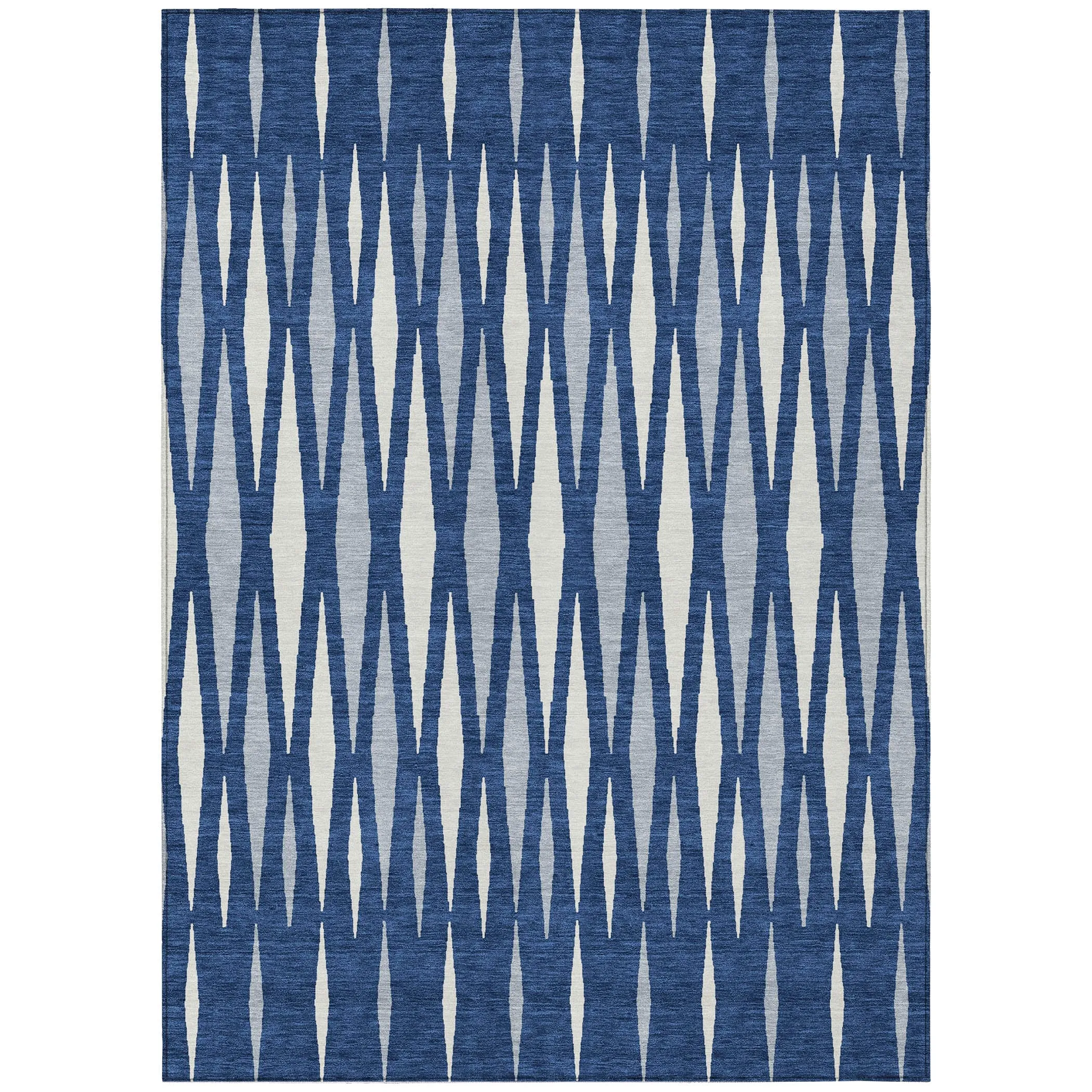 Machine Washable Indoor/ Outdoor Chantille Contemporary Mosaic Rug