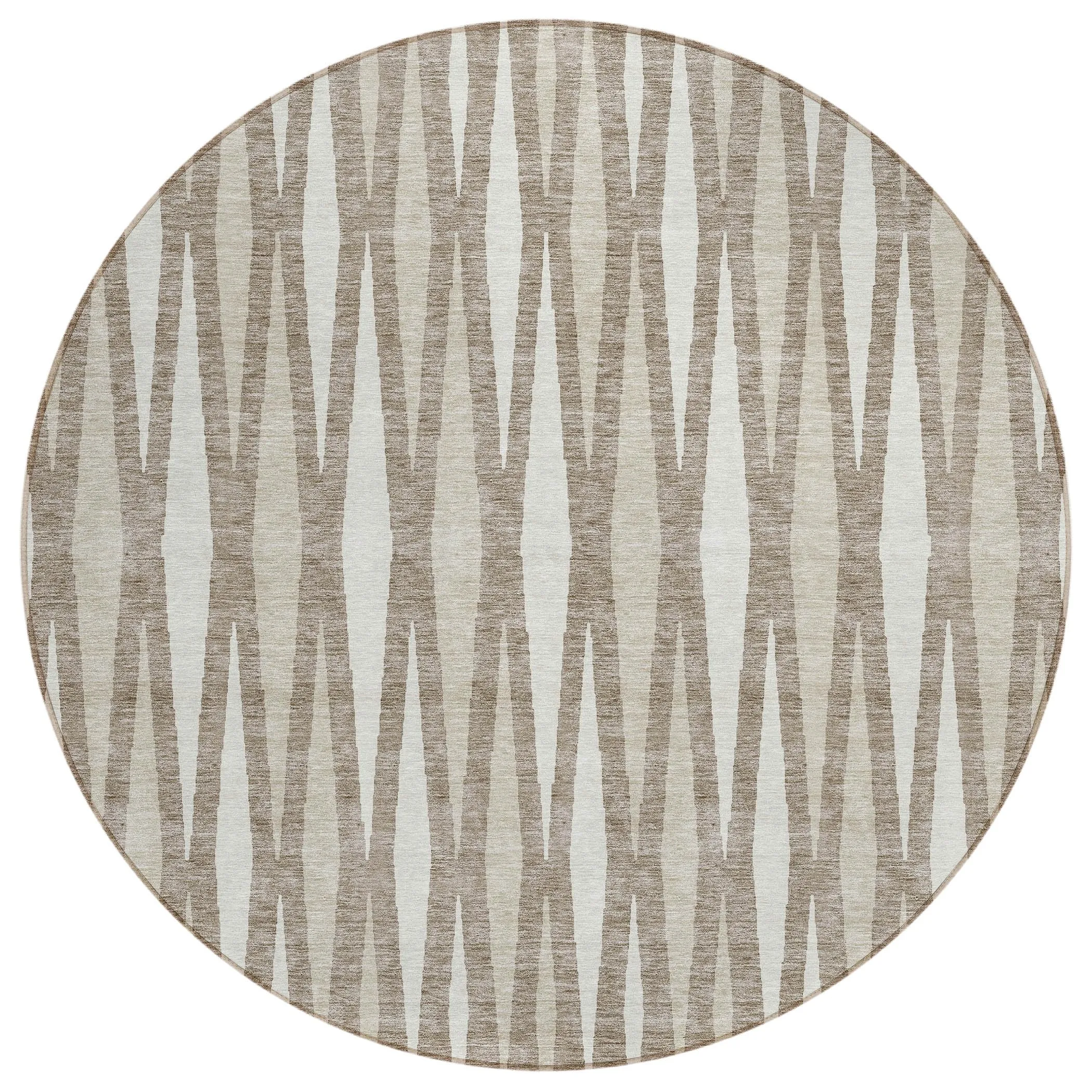 Machine Washable Indoor/ Outdoor Chantille Contemporary Mosaic Rug