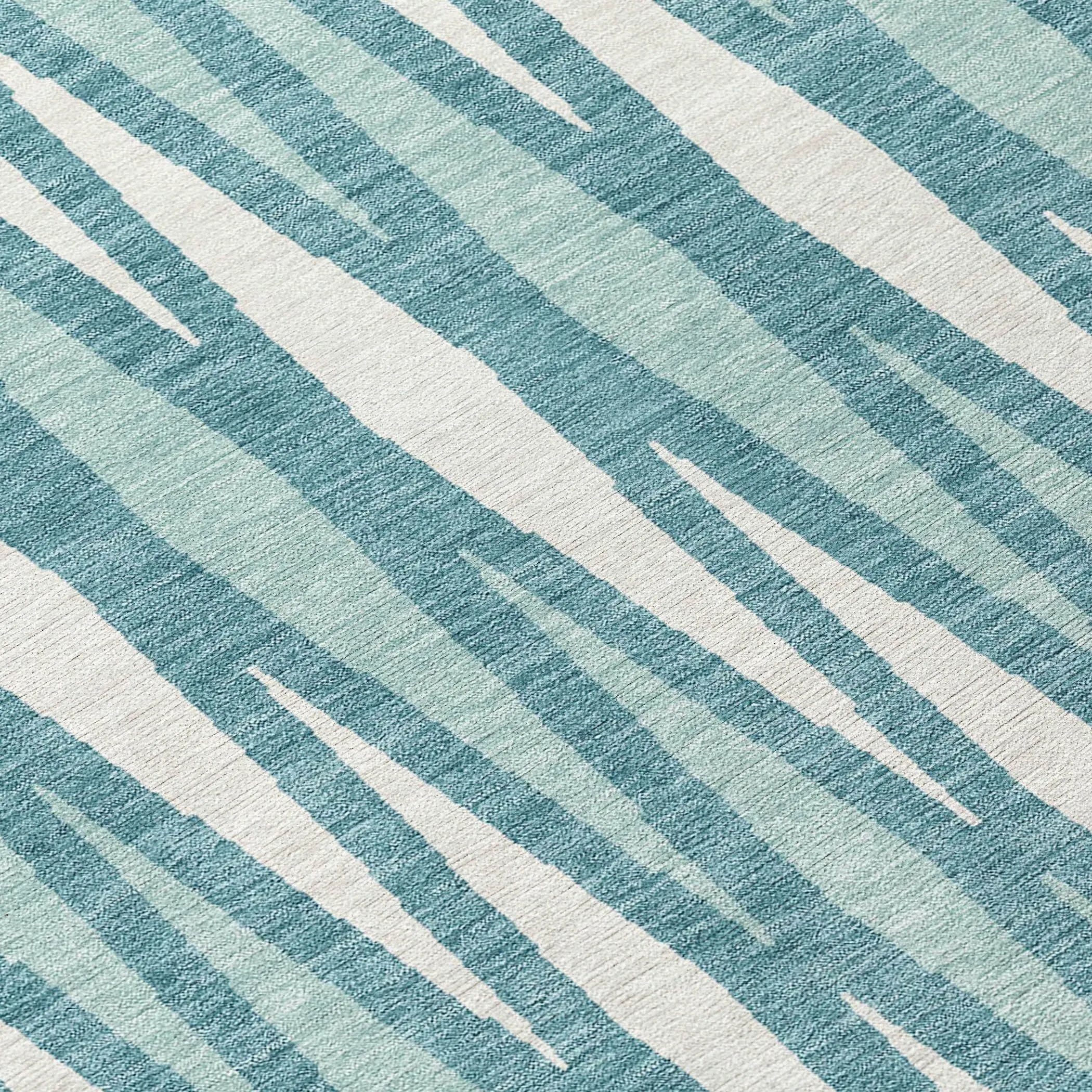 Machine Washable Indoor/ Outdoor Chantille Contemporary Mosaic Rug