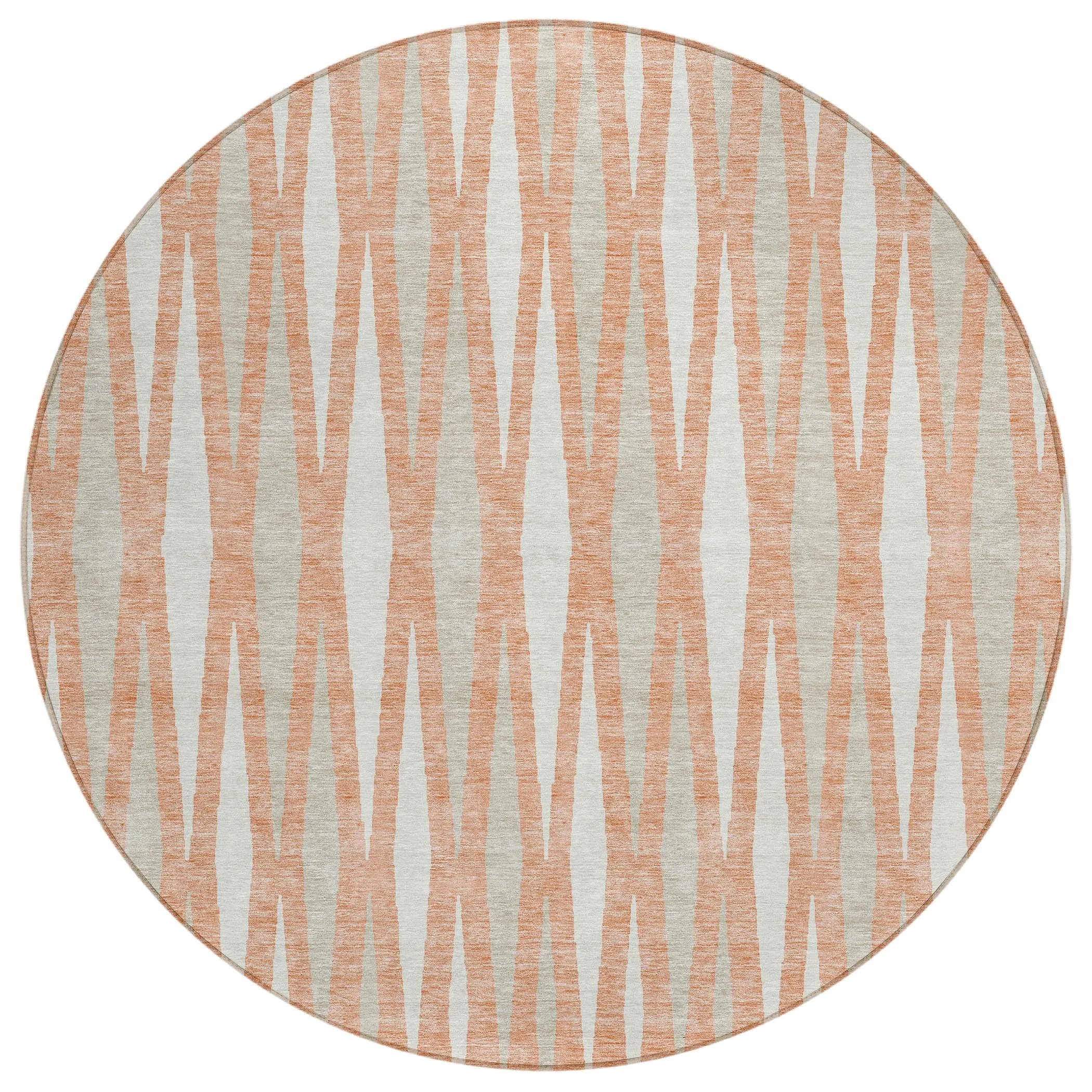 Machine Washable Indoor/ Outdoor Chantille Contemporary Mosaic Rug