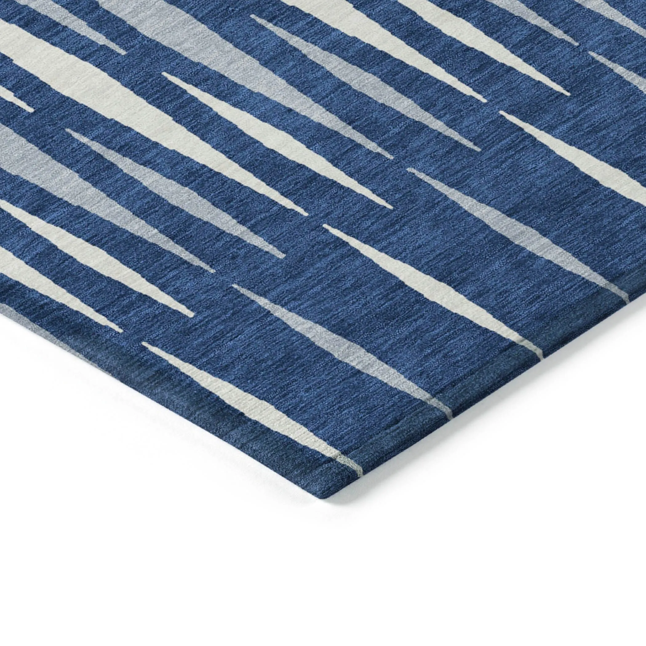 Machine Washable Indoor/ Outdoor Chantille Contemporary Mosaic Rug
