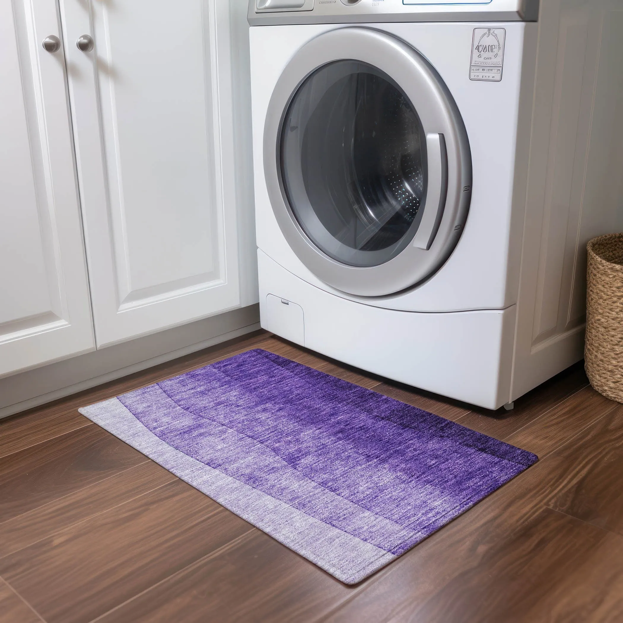 Machine Washable Indoor/ Outdoor Chantille Contemporary Ombre Rug