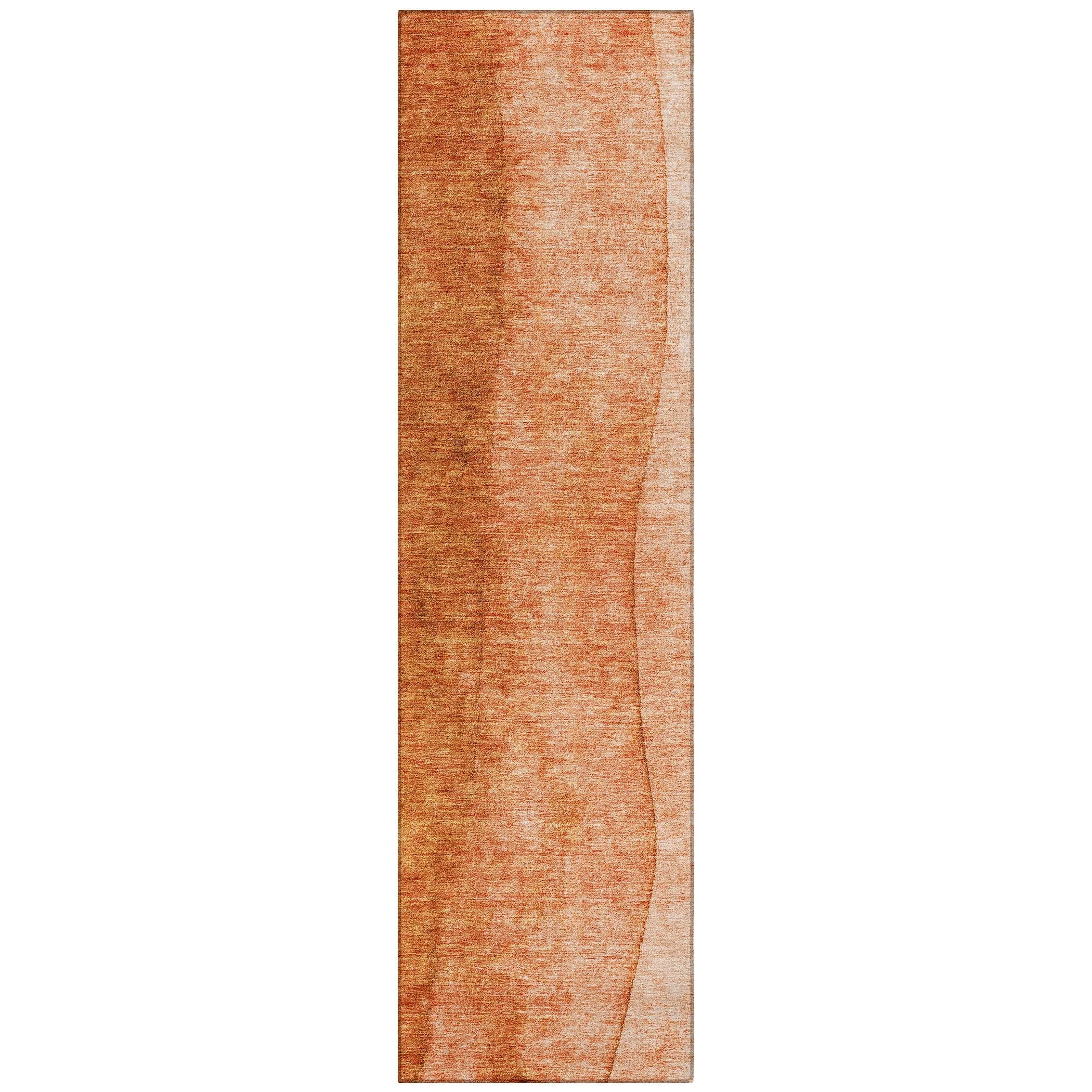 Machine Washable Indoor/ Outdoor Chantille Contemporary Ombre Rug