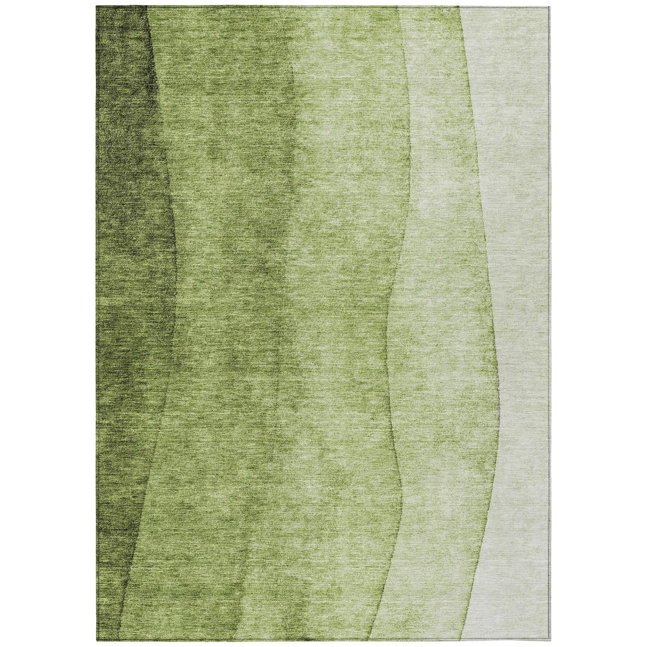 Machine Washable Indoor/ Outdoor Chantille Contemporary Ombre Rug