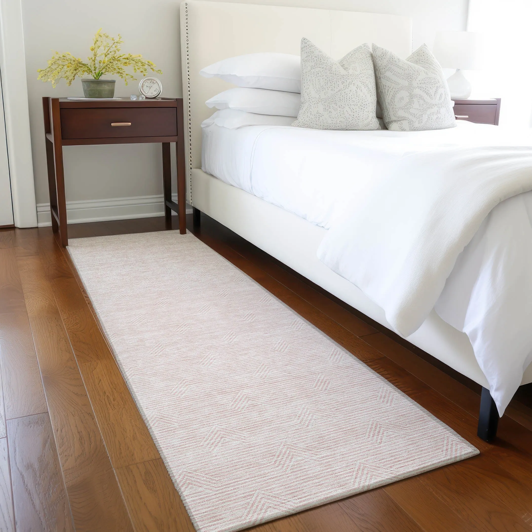 Machine Washable Indoor/ Outdoor Chantille Contemporary Stripe Rug
