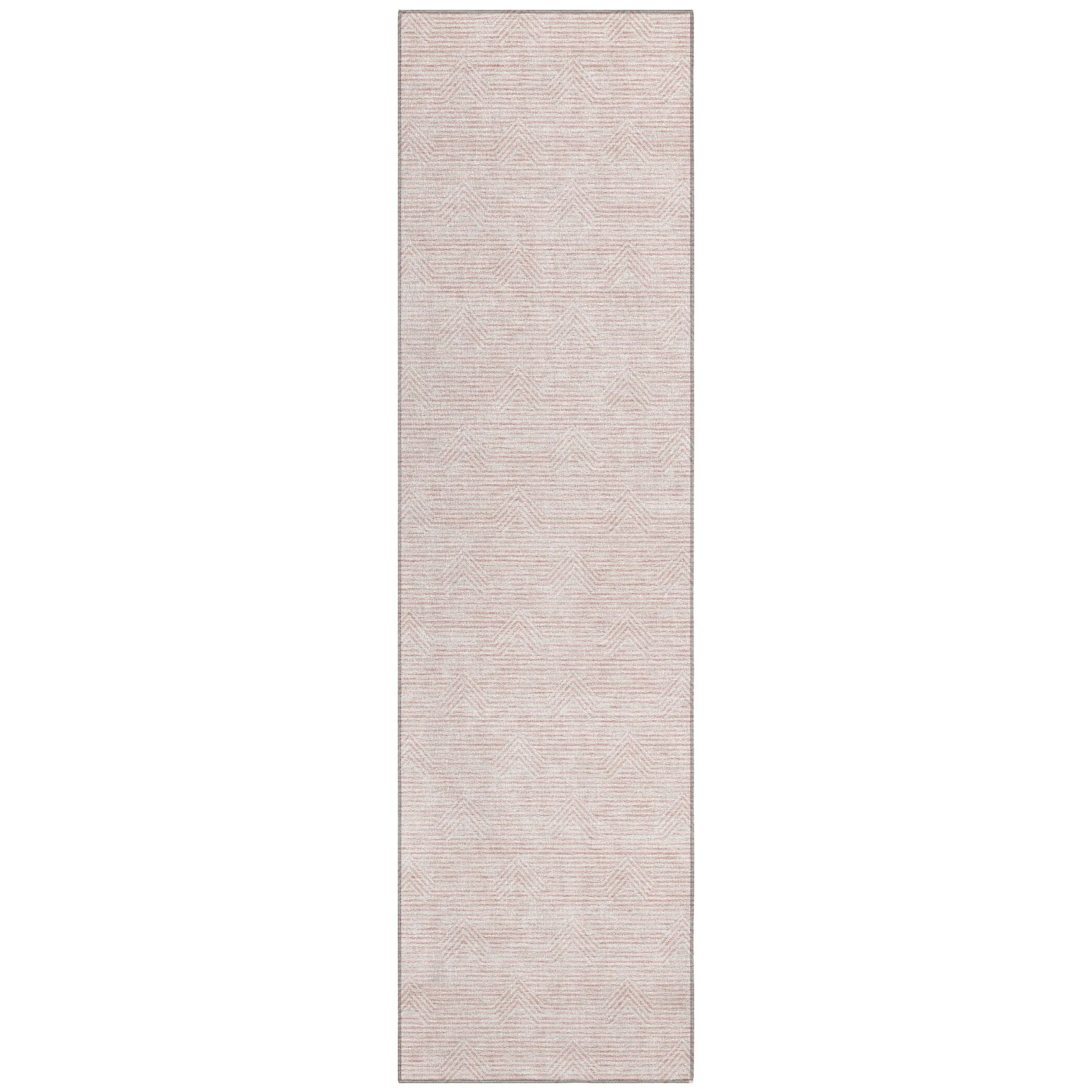 Machine Washable Indoor/ Outdoor Chantille Contemporary Stripe Rug