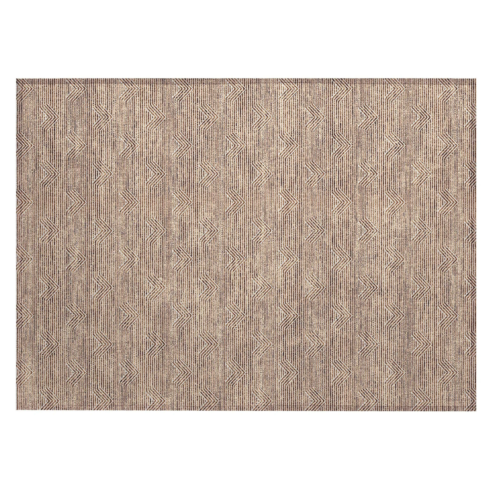Machine Washable Indoor/ Outdoor Chantille Contemporary Stripe Rug