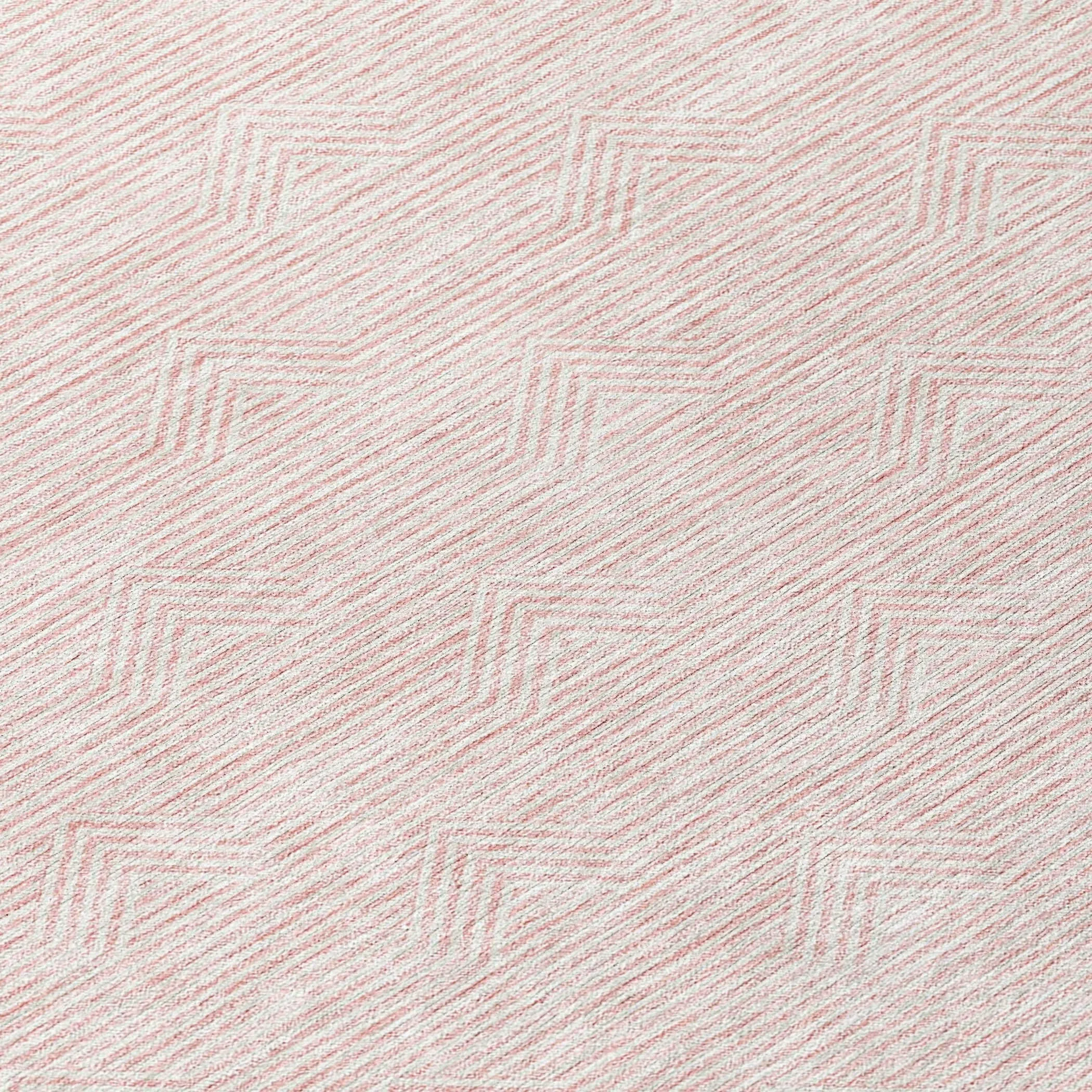 Machine Washable Indoor/ Outdoor Chantille Contemporary Stripe Rug
