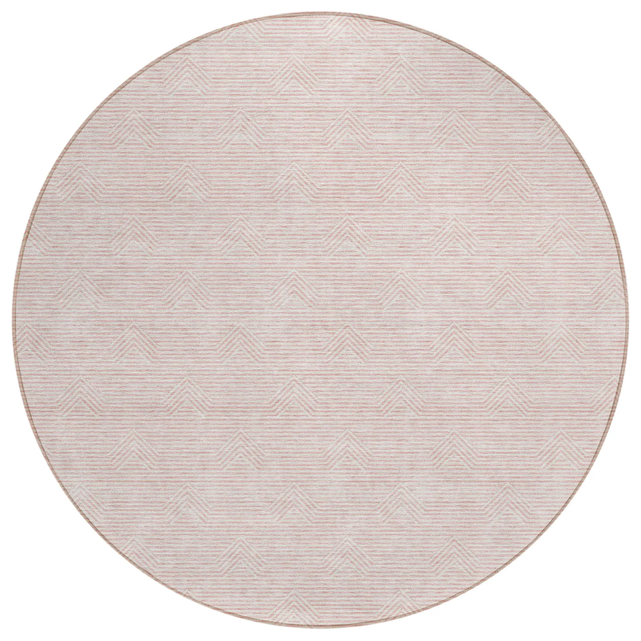 Machine Washable Indoor/ Outdoor Chantille Contemporary Stripe Rug
