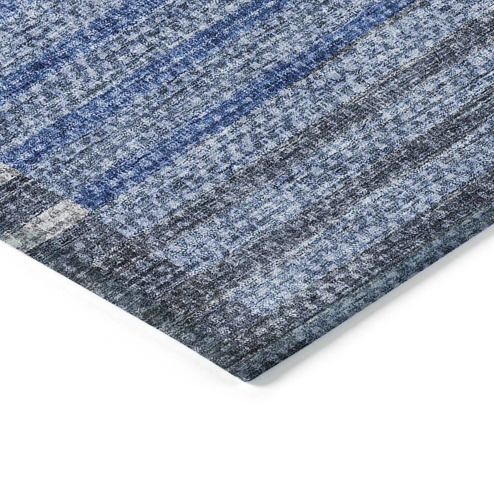 Machine Washable Indoor/ Outdoor Chantille Contemporary Stripes Rug