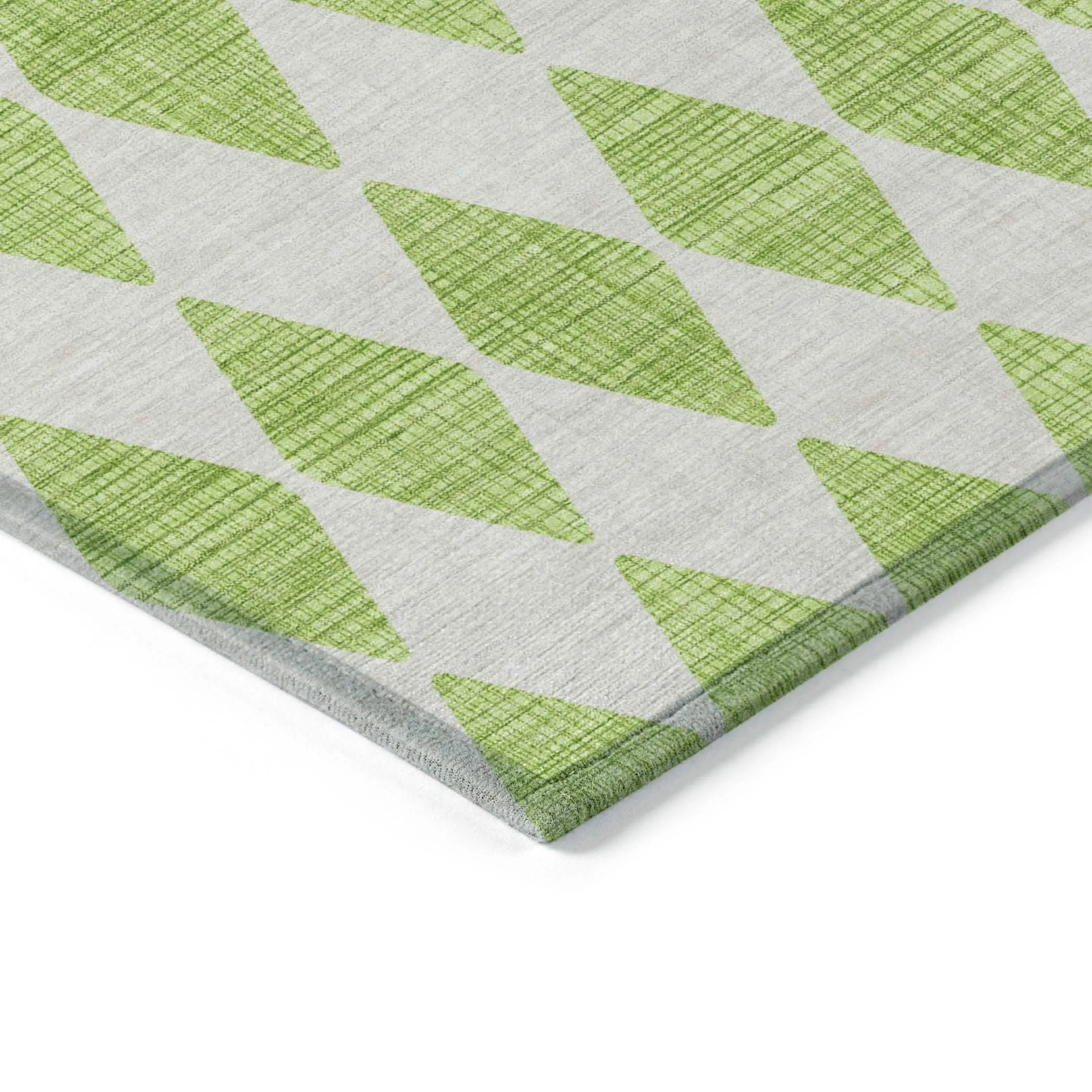 Machine Washable Indoor/ Outdoor Chantille Diamond Argyle Rug