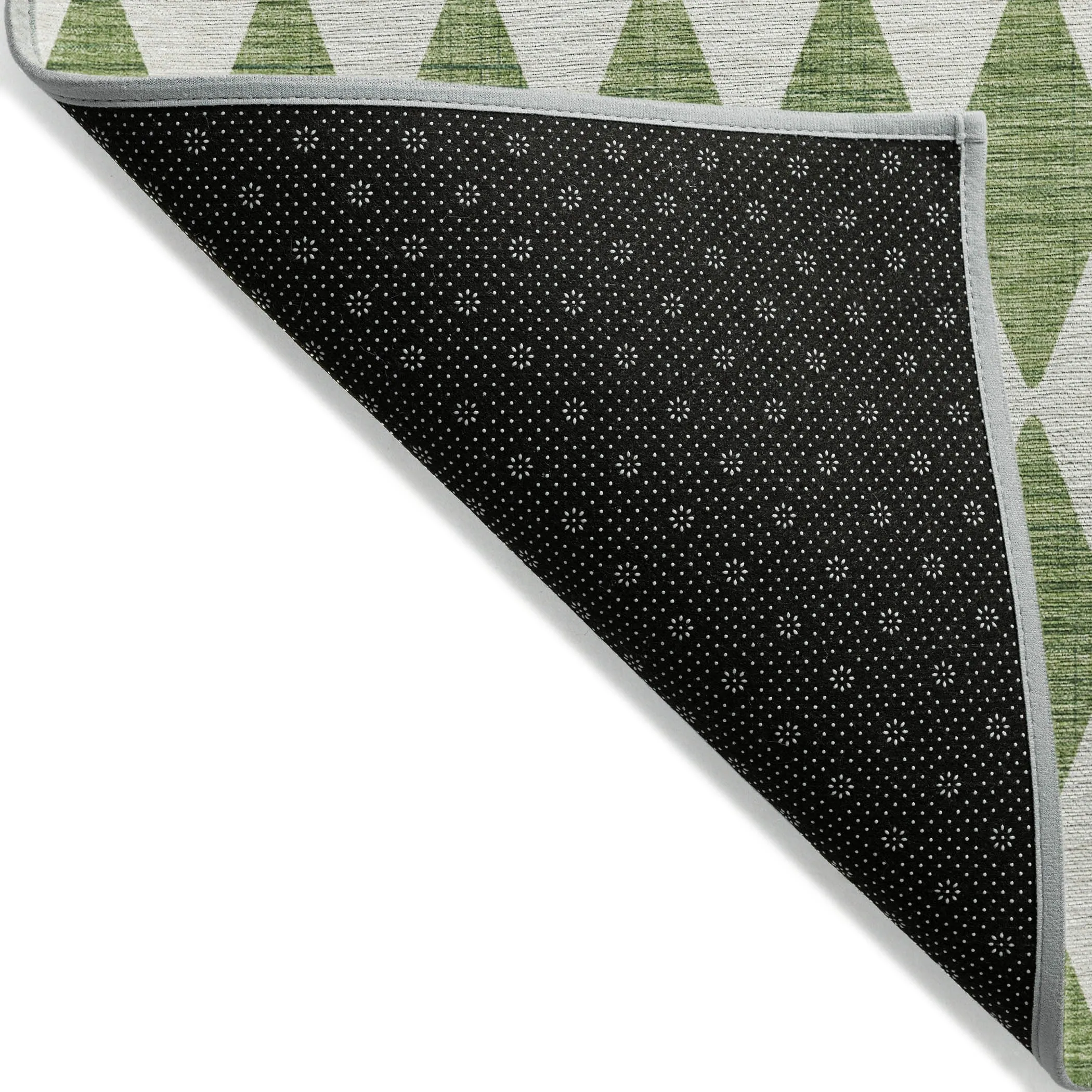Machine Washable Indoor/ Outdoor Chantille Diamond Argyle Rug