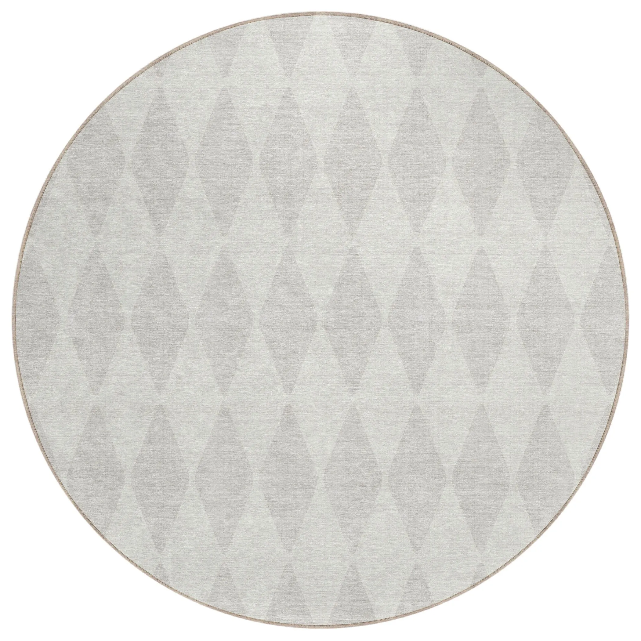Machine Washable Indoor/ Outdoor Chantille Diamond Argyle Rug