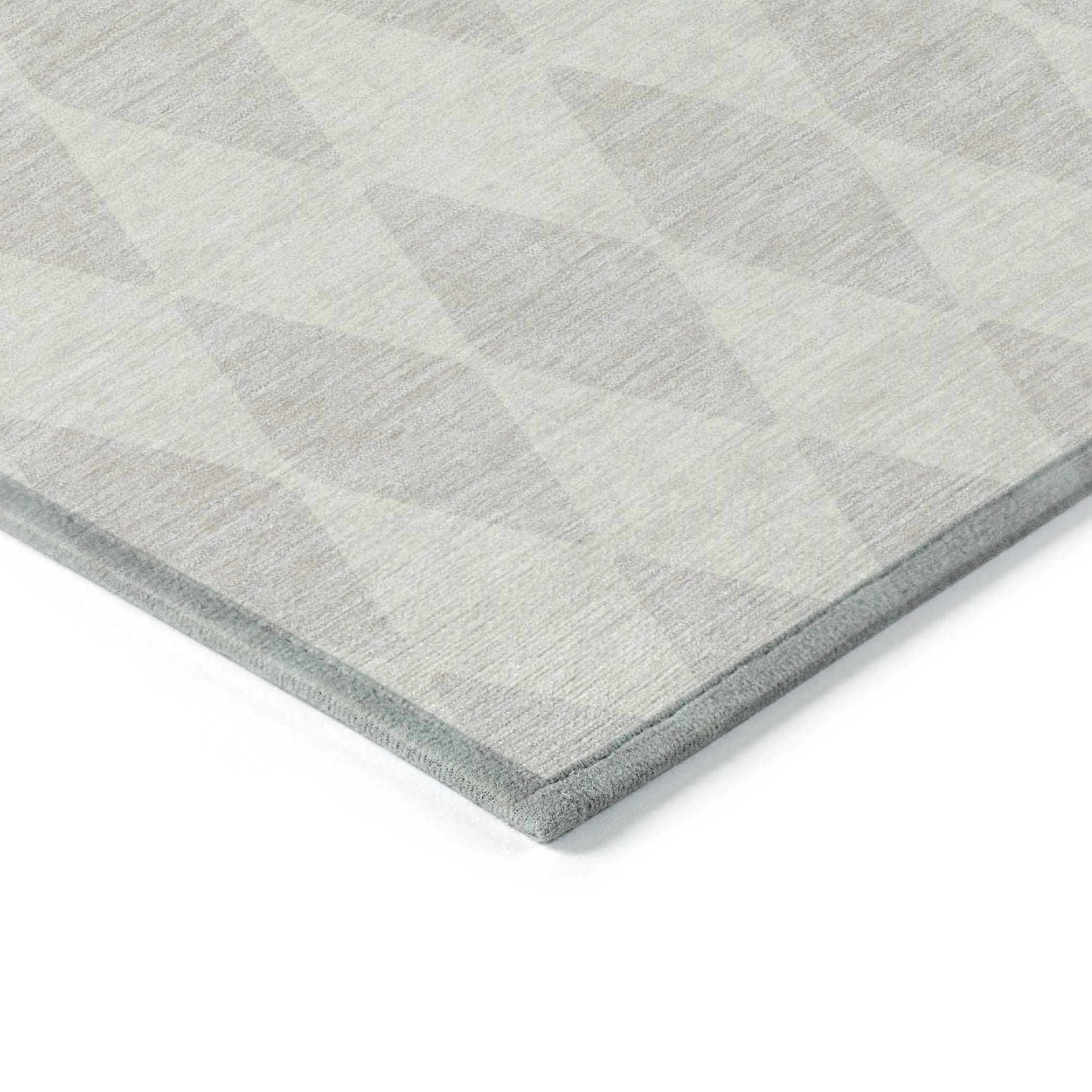 Machine Washable Indoor/ Outdoor Chantille Diamond Argyle Rug