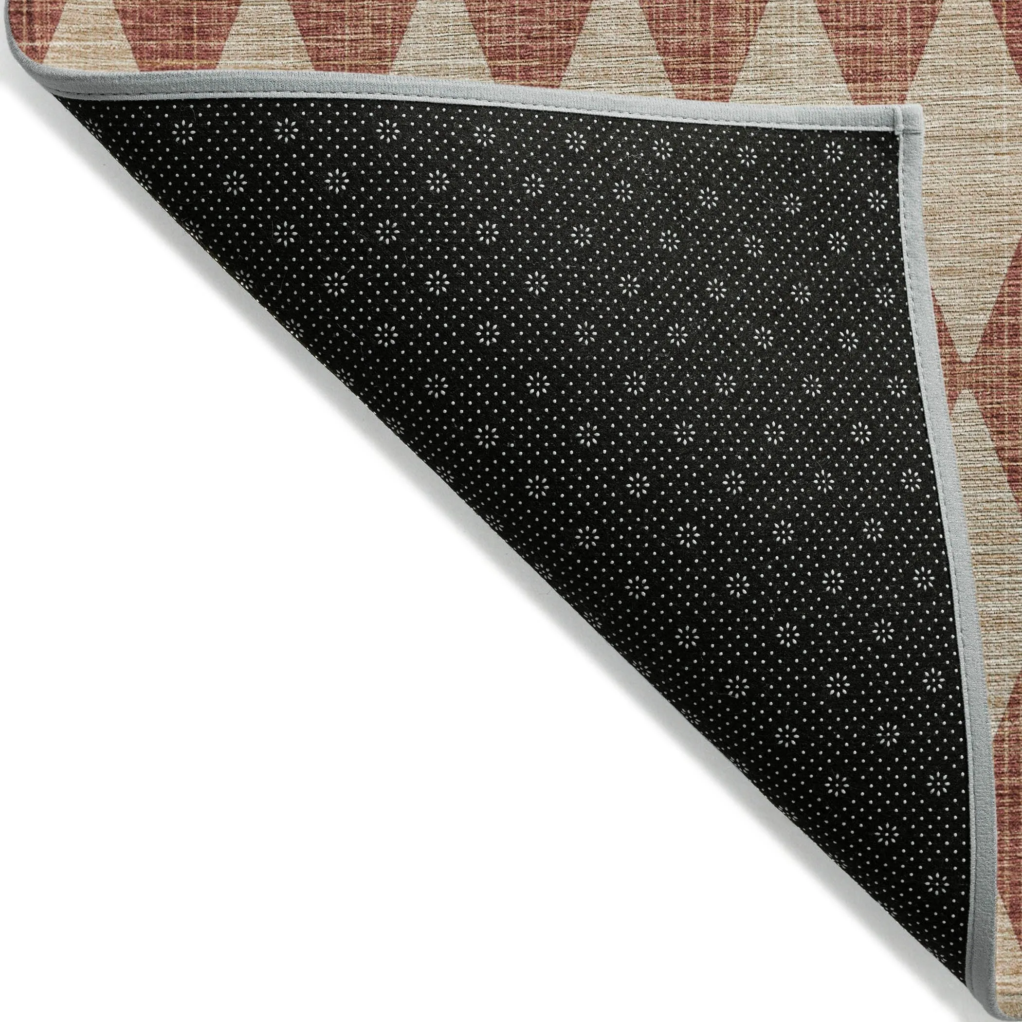 Machine Washable Indoor/ Outdoor Chantille Diamond Argyle Rug