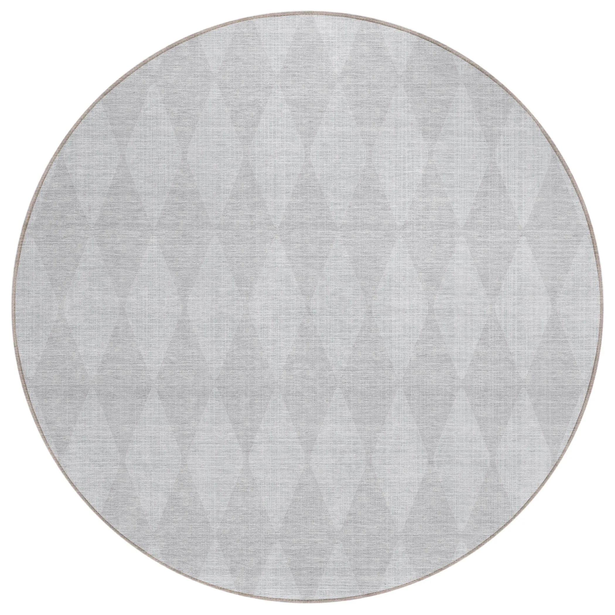 Machine Washable Indoor/ Outdoor Chantille Diamond Argyle Rug