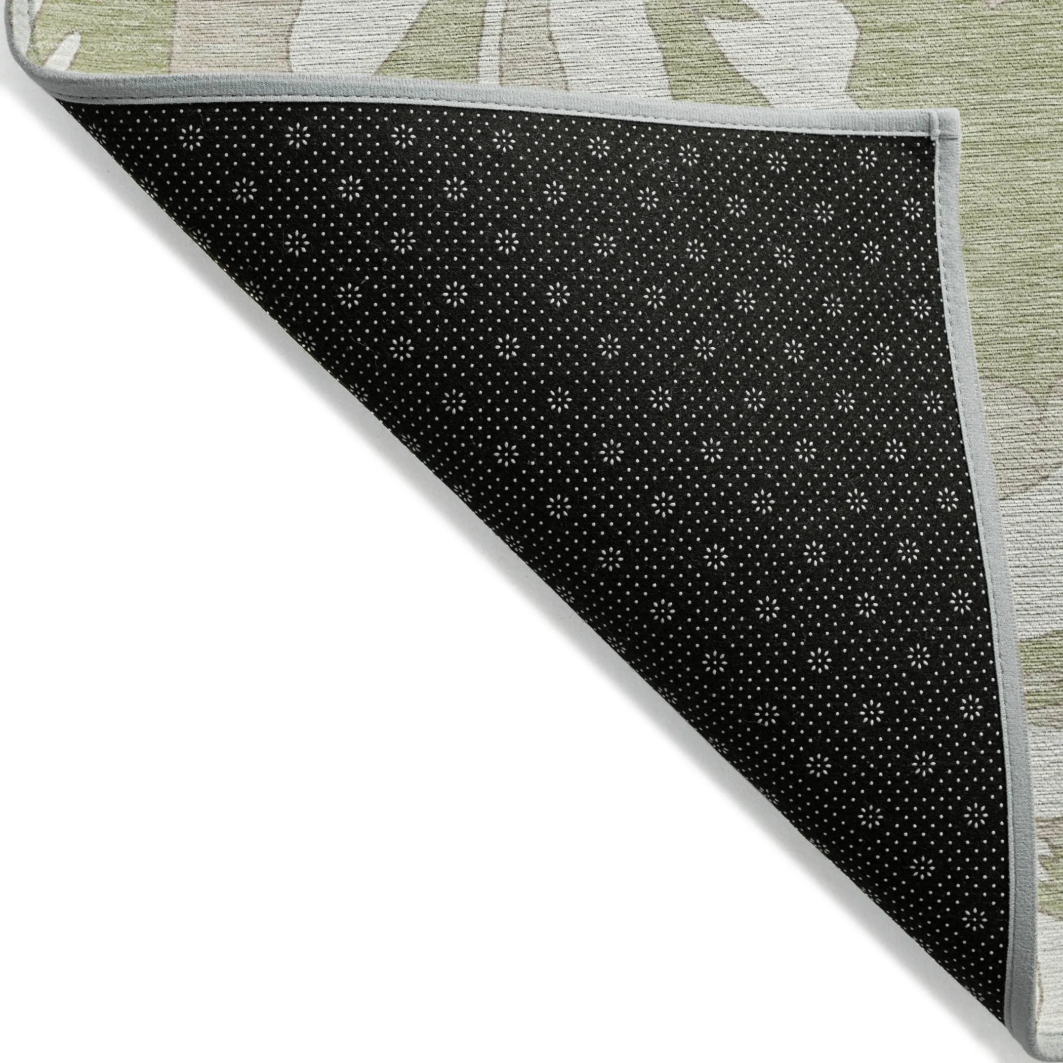 Machine Washable Indoor/ Outdoor Chantille Floral Rug