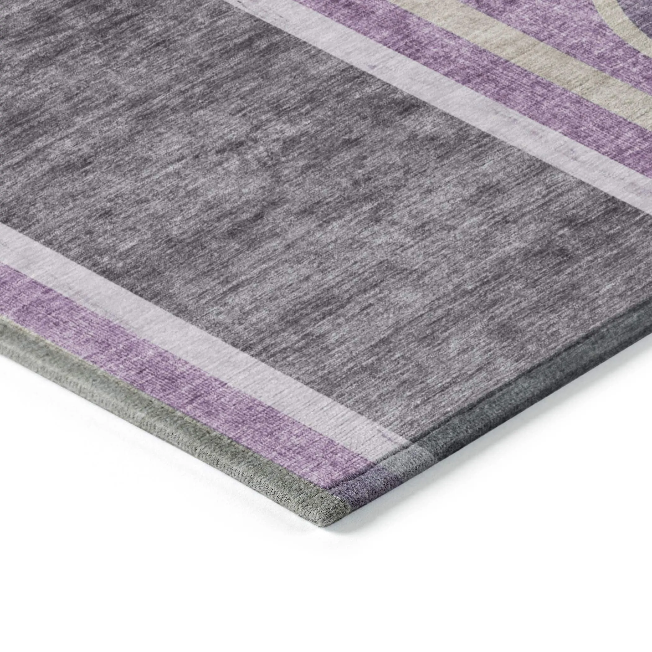 Machine Washable Indoor/ Outdoor Chantille Mid Century Modern Rug