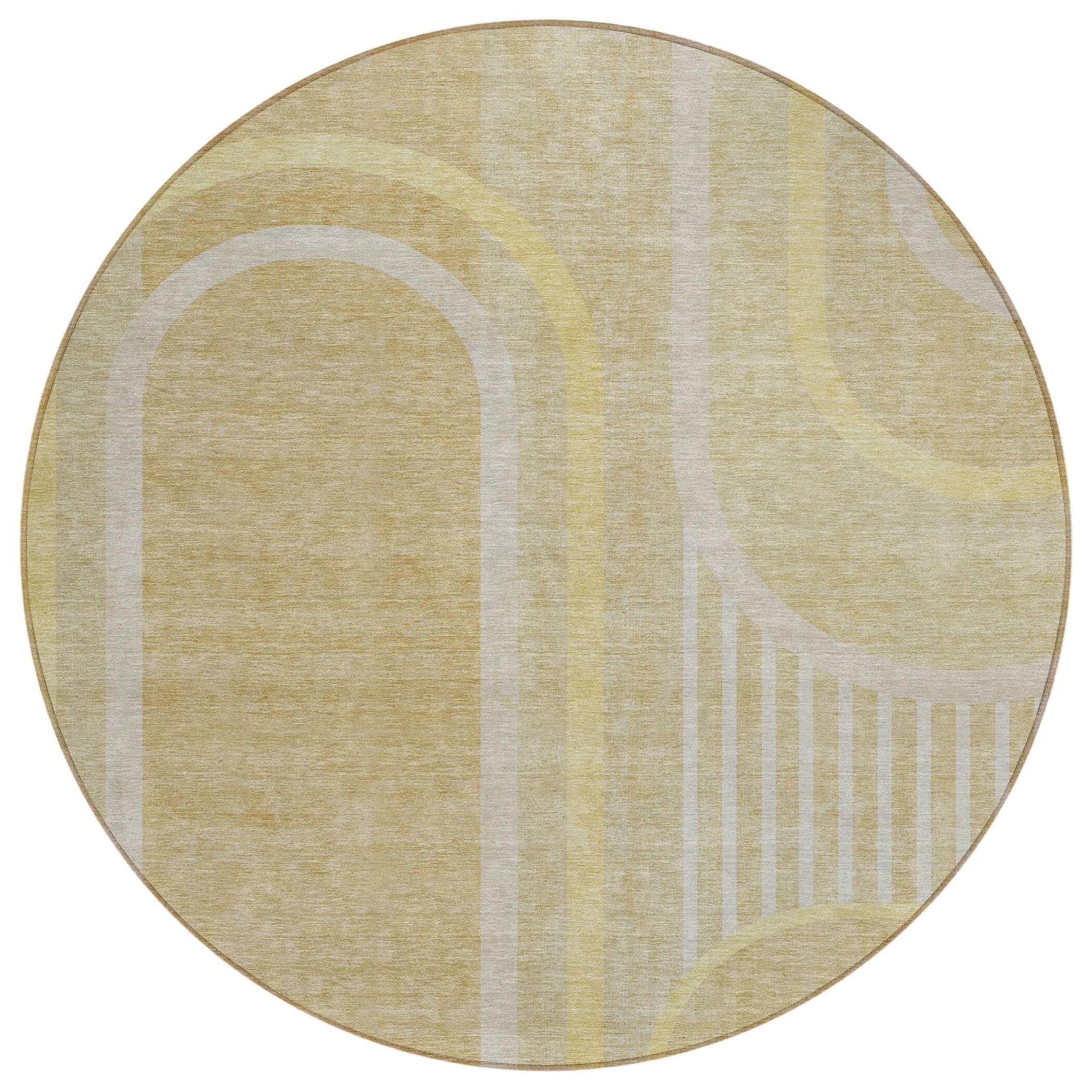 Machine Washable Indoor/ Outdoor Chantille Mid Century Modern Rug