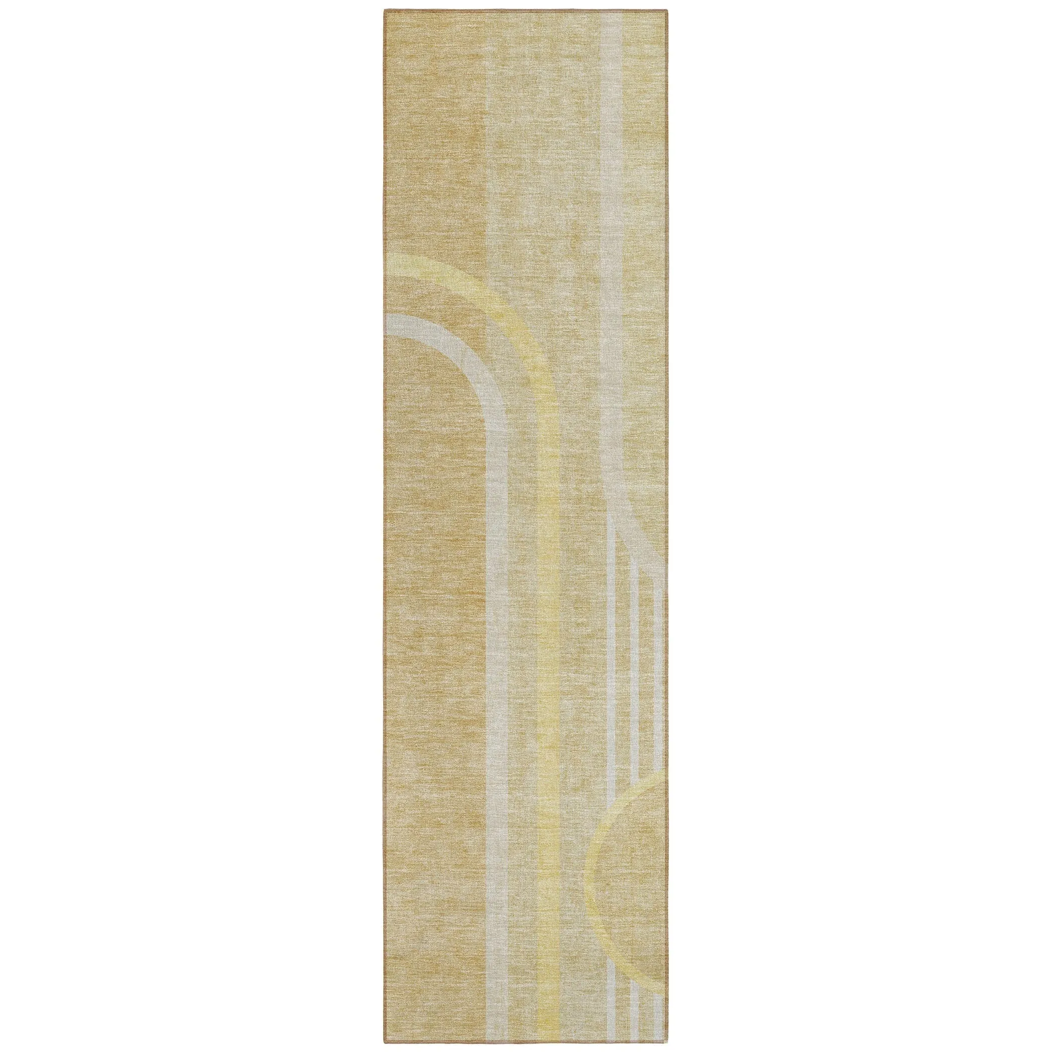 Machine Washable Indoor/ Outdoor Chantille Mid Century Modern Rug