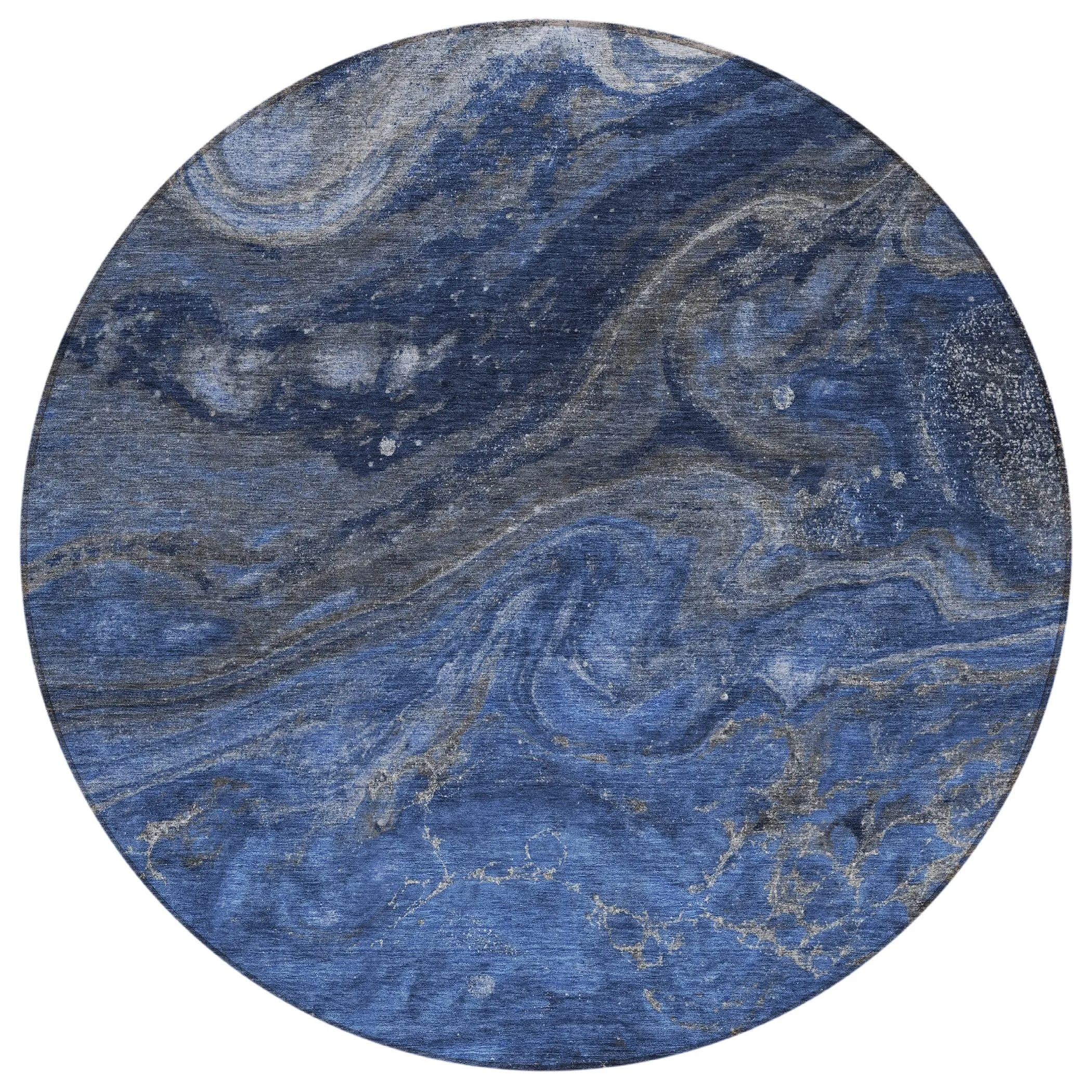 Machine Washable Indoor/ Outdoor Chantille Modern Abstract Rug
