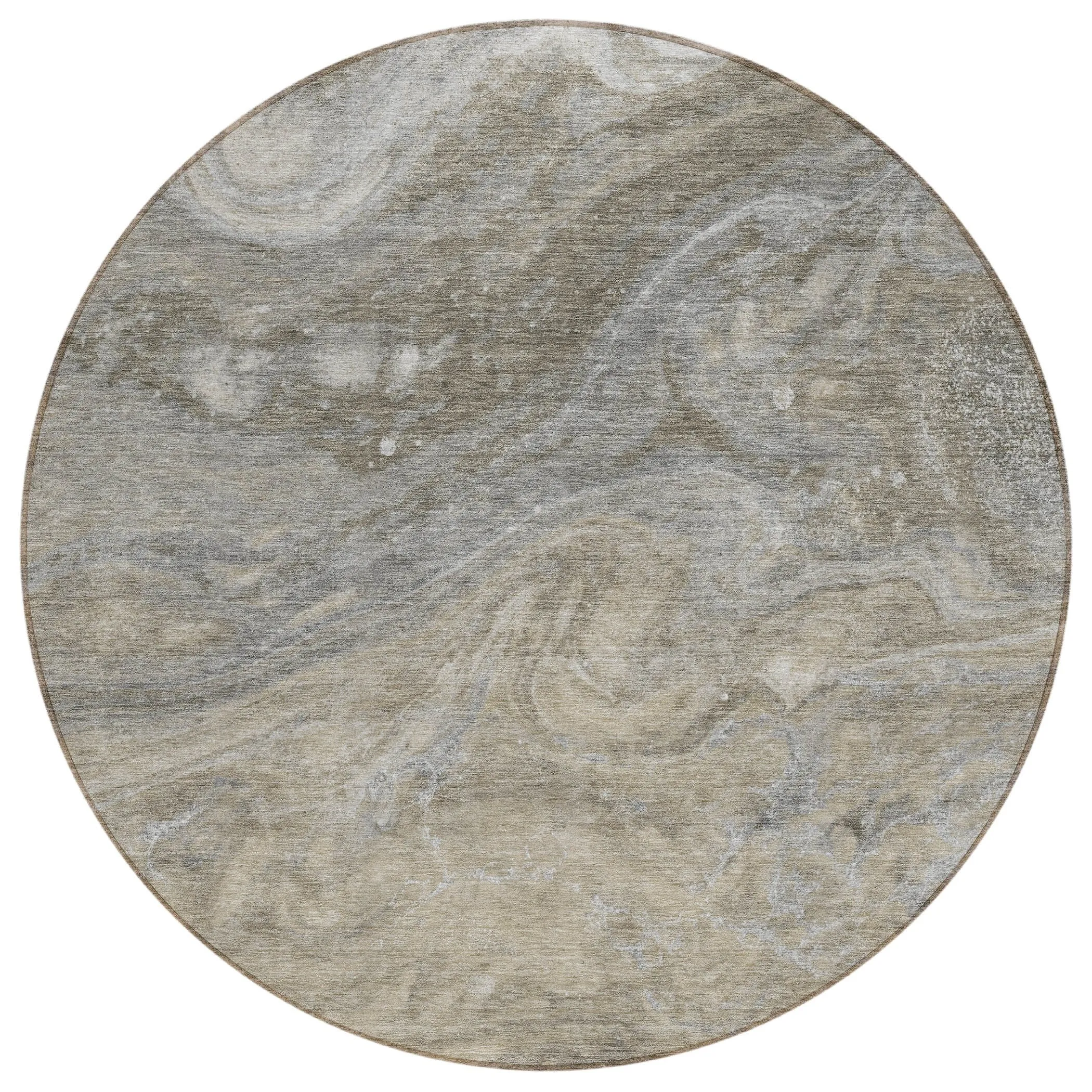 Machine Washable Indoor/ Outdoor Chantille Modern Abstract Rug