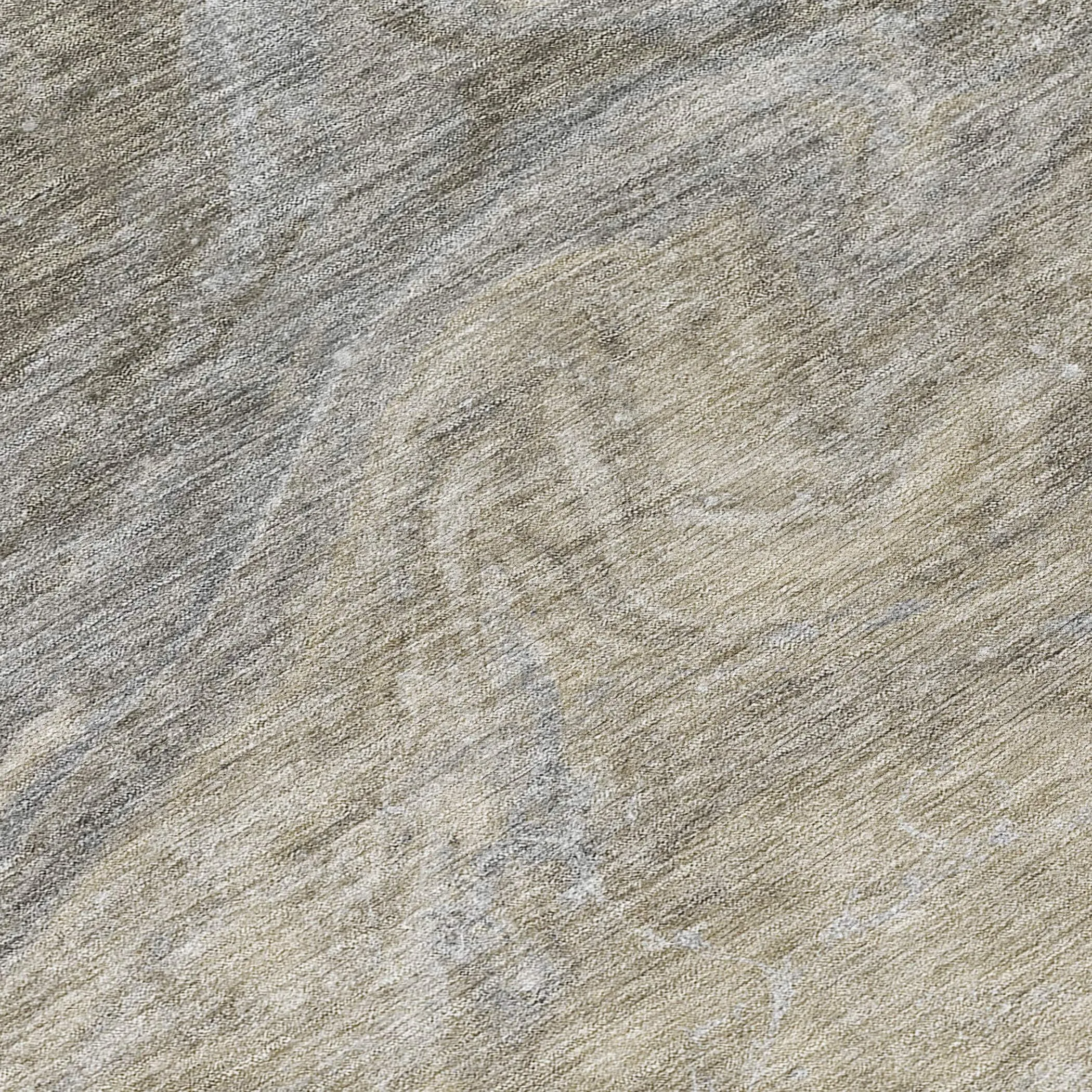 Machine Washable Indoor/ Outdoor Chantille Modern Abstract Rug
