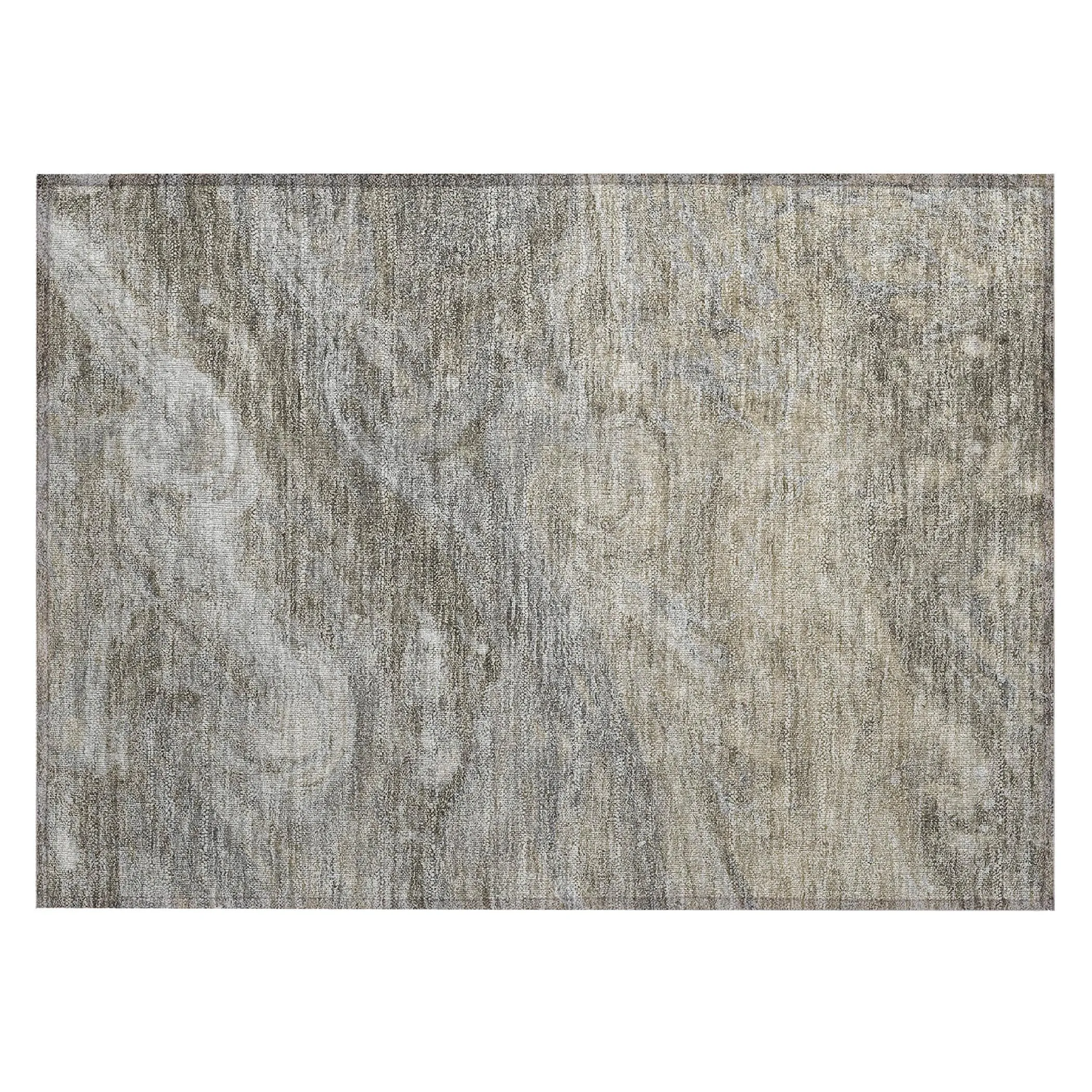 Machine Washable Indoor/ Outdoor Chantille Modern Abstract Rug
