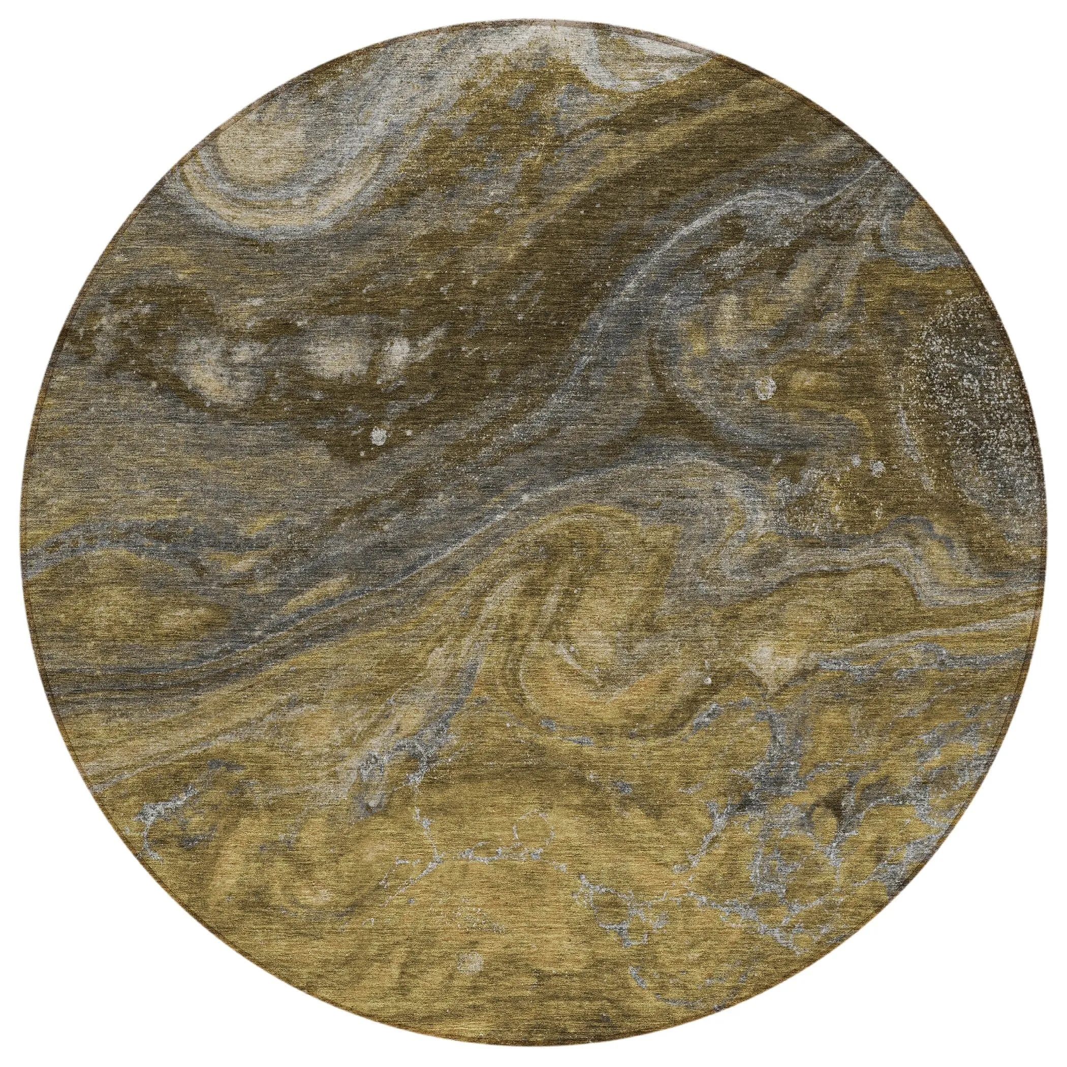 Machine Washable Indoor/ Outdoor Chantille Modern Abstract Rug