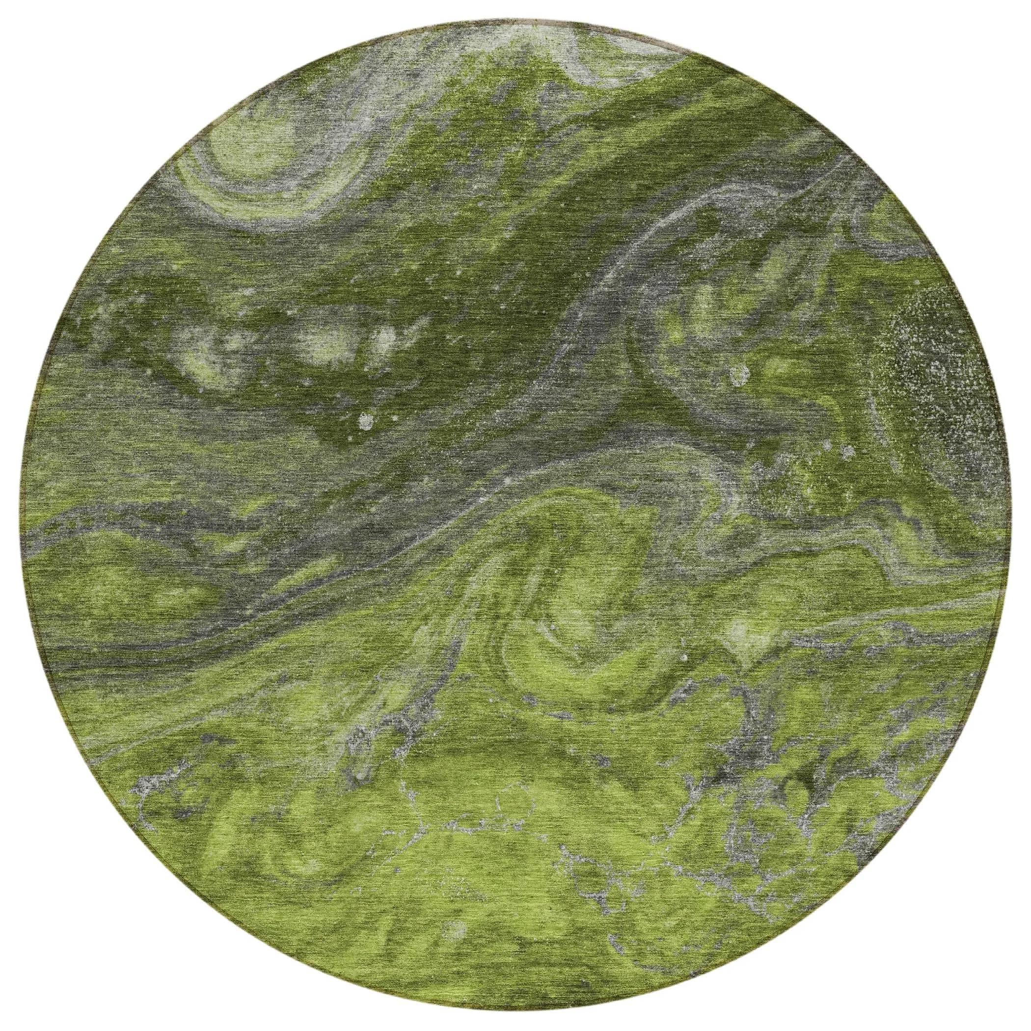 Machine Washable Indoor/ Outdoor Chantille Modern Abstract Rug