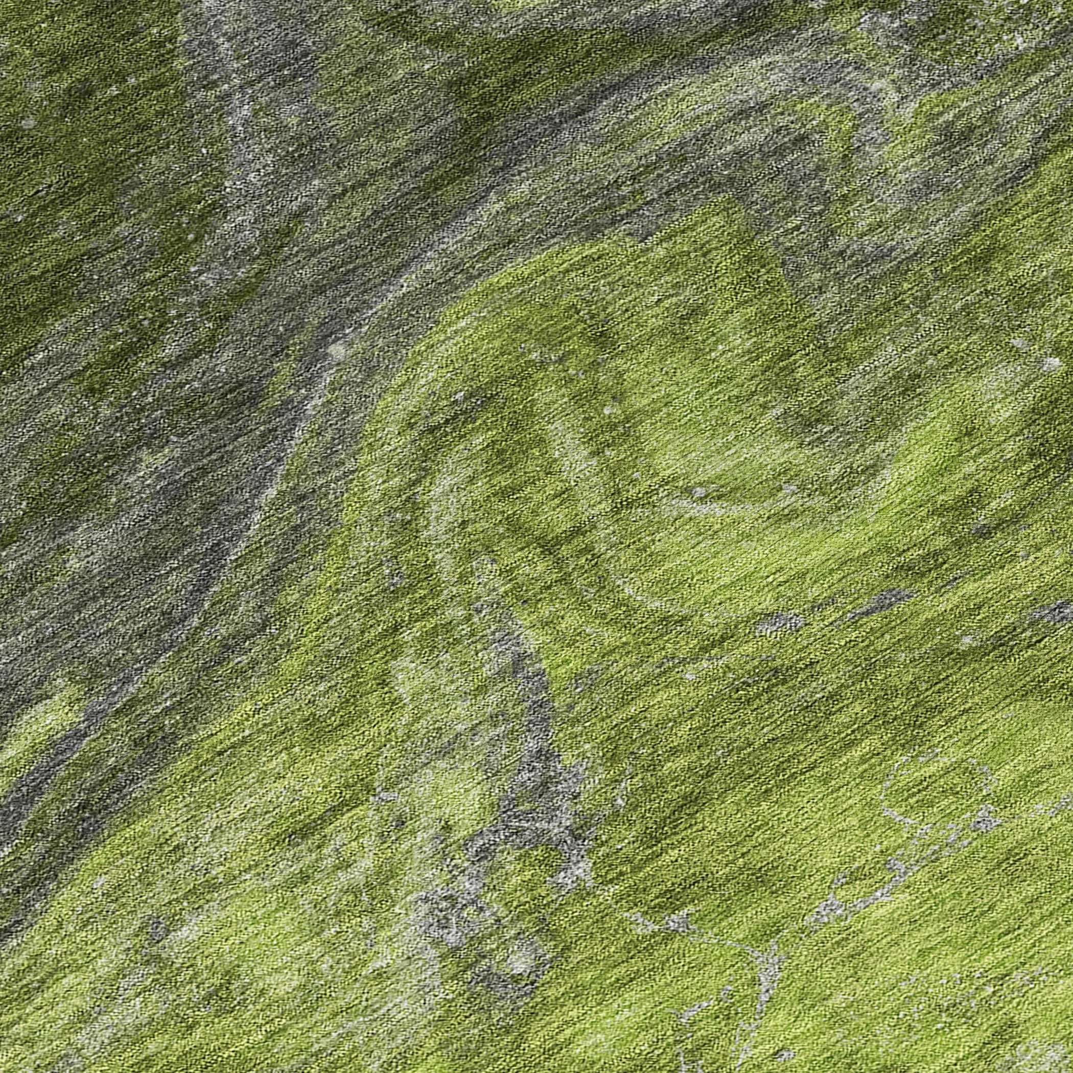 Machine Washable Indoor/ Outdoor Chantille Modern Abstract Rug