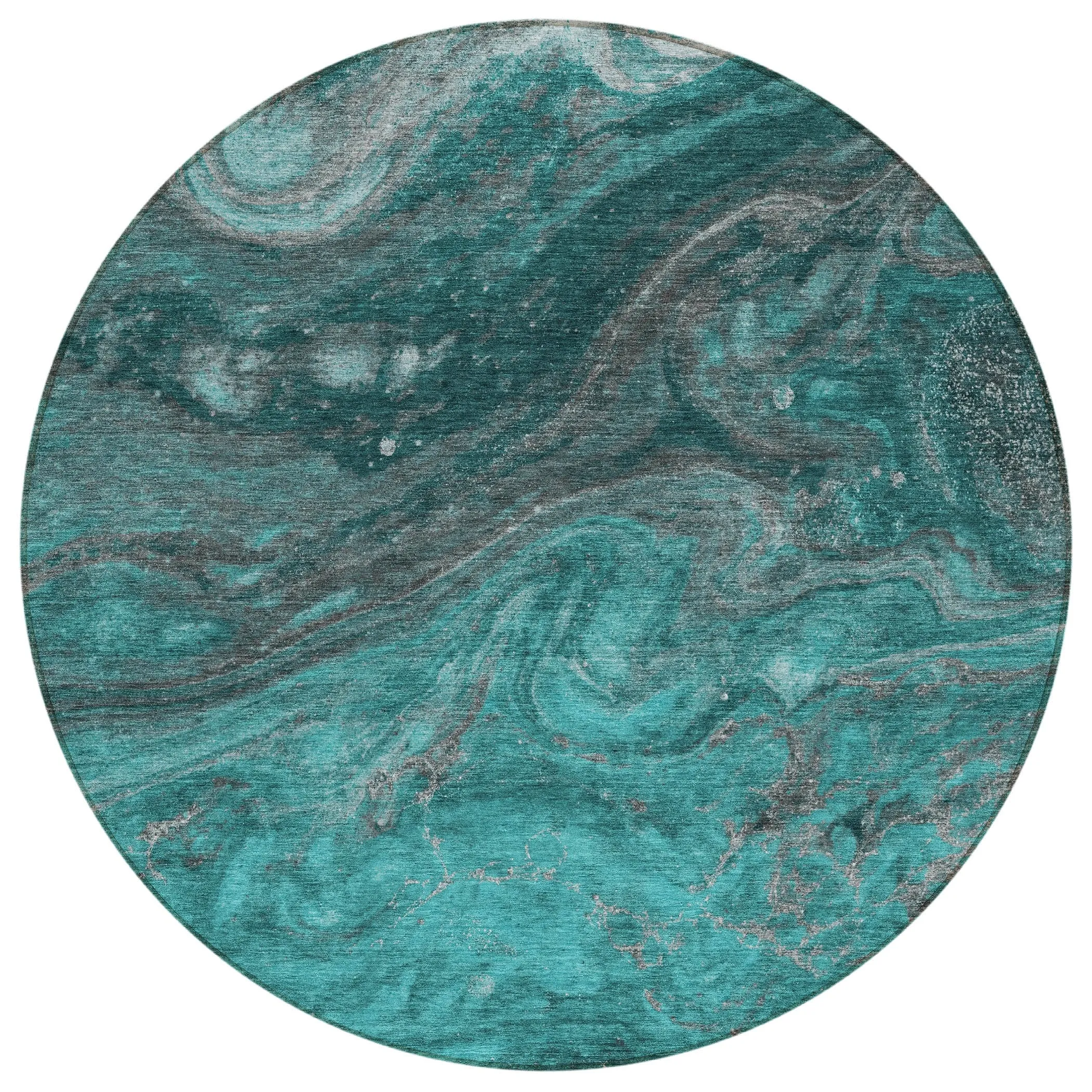 Machine Washable Indoor/ Outdoor Chantille Modern Abstract Rug