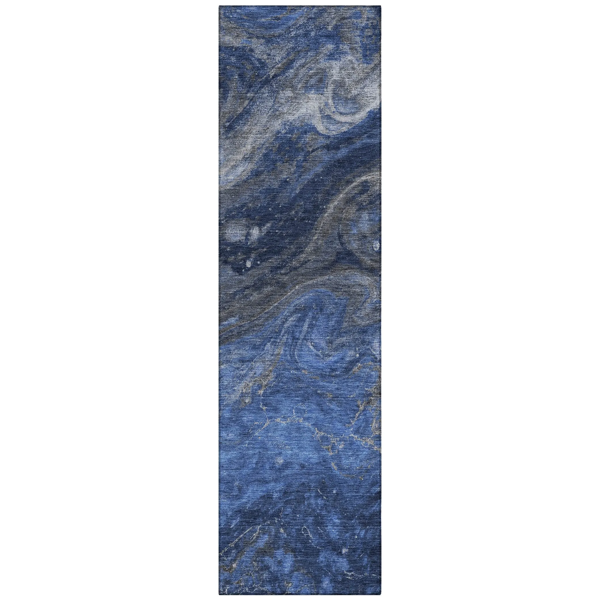 Machine Washable Indoor/ Outdoor Chantille Modern Abstract Rug