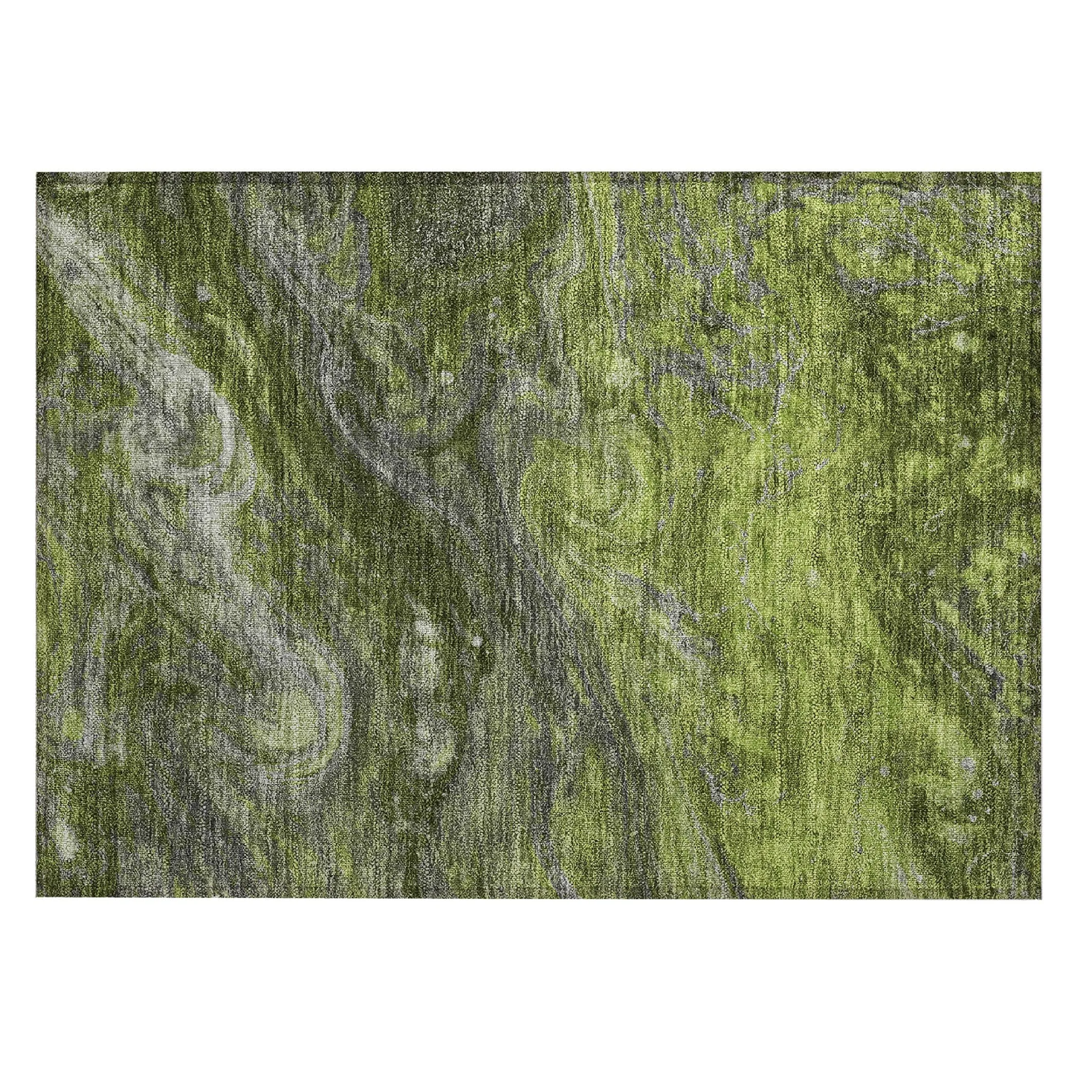 Machine Washable Indoor/ Outdoor Chantille Modern Abstract Rug