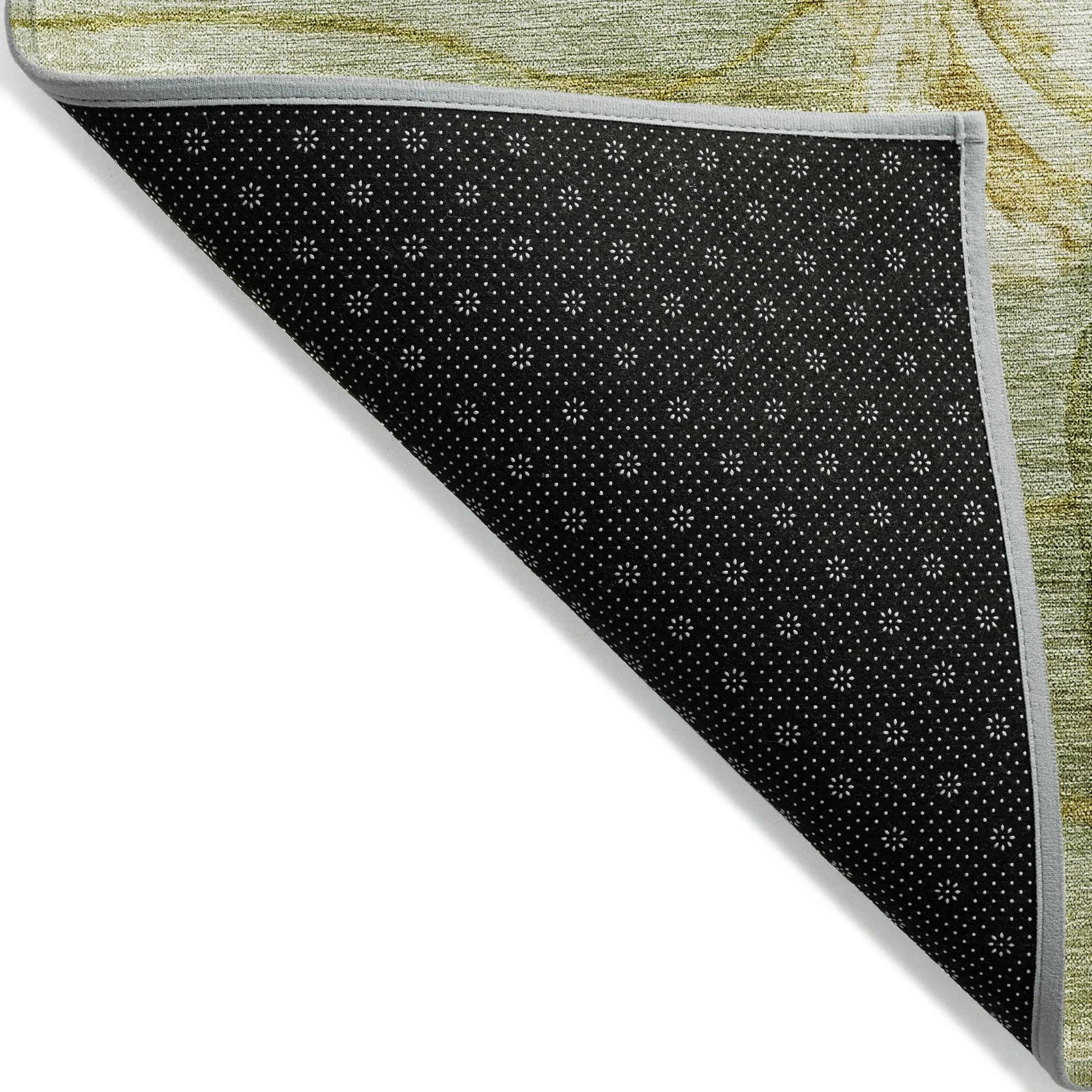 Machine Washable Indoor/ Outdoor Chantille Modern Floral Rug