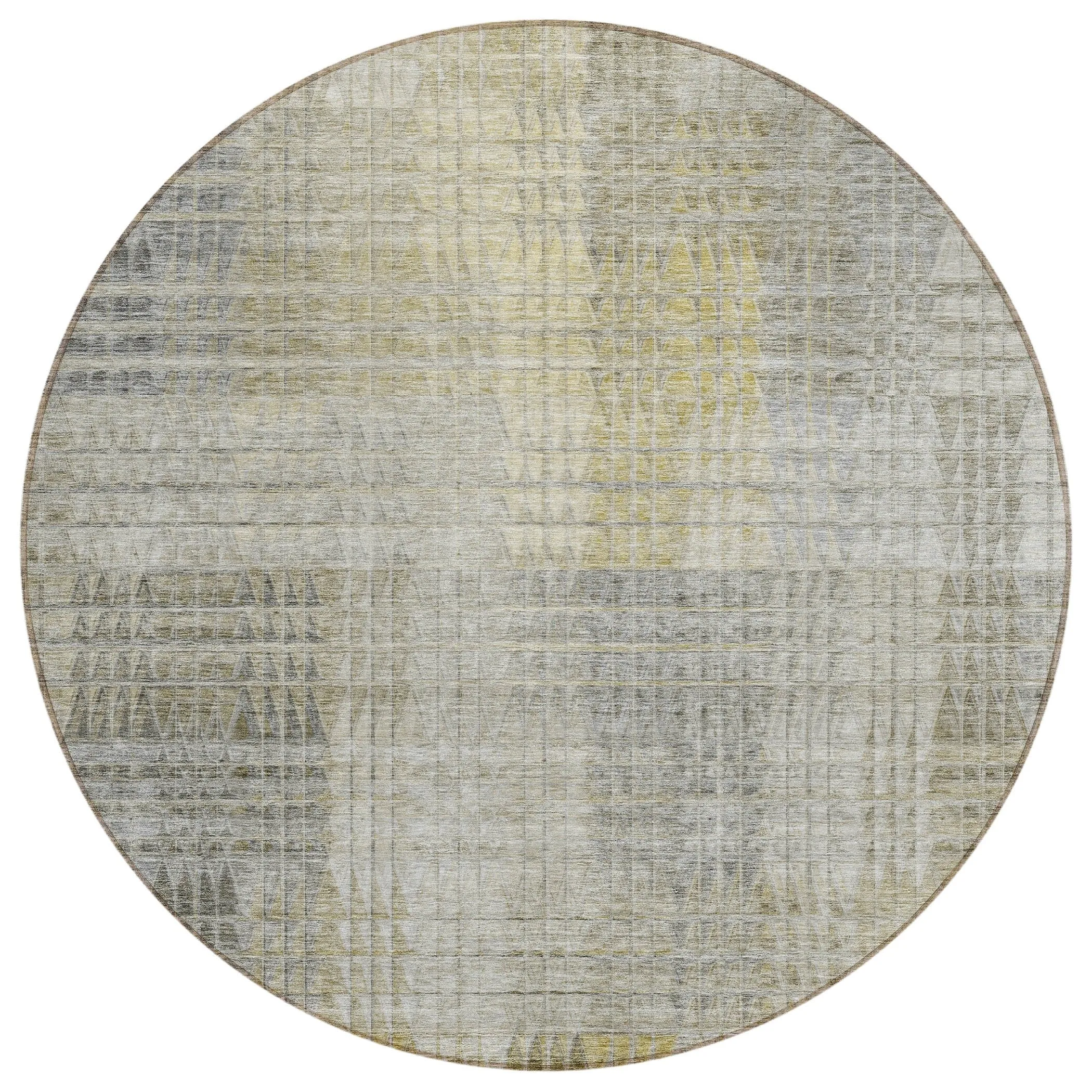 Machine Washable Indoor/ Outdoor Chantille Modern Kaleidoscope Rug