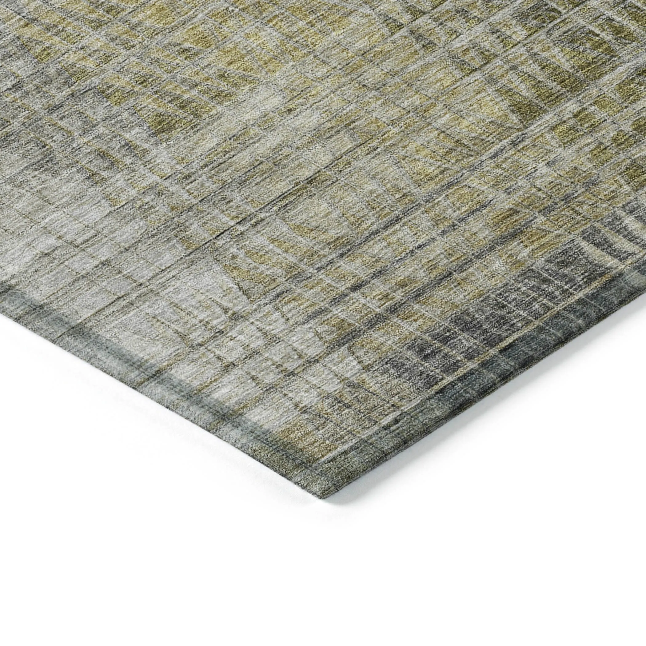 Machine Washable Indoor/ Outdoor Chantille Modern Kaleidoscope Rug