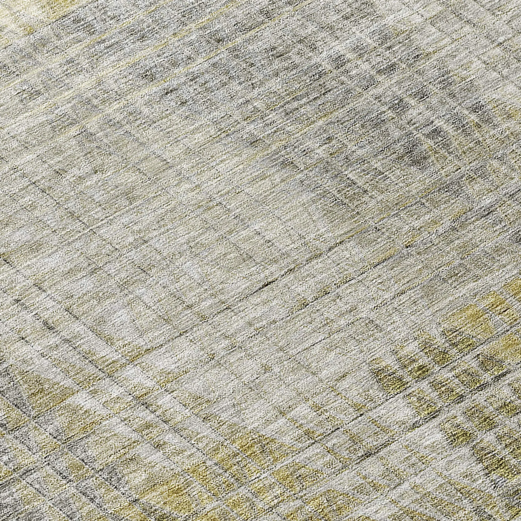 Machine Washable Indoor/ Outdoor Chantille Modern Kaleidoscope Rug