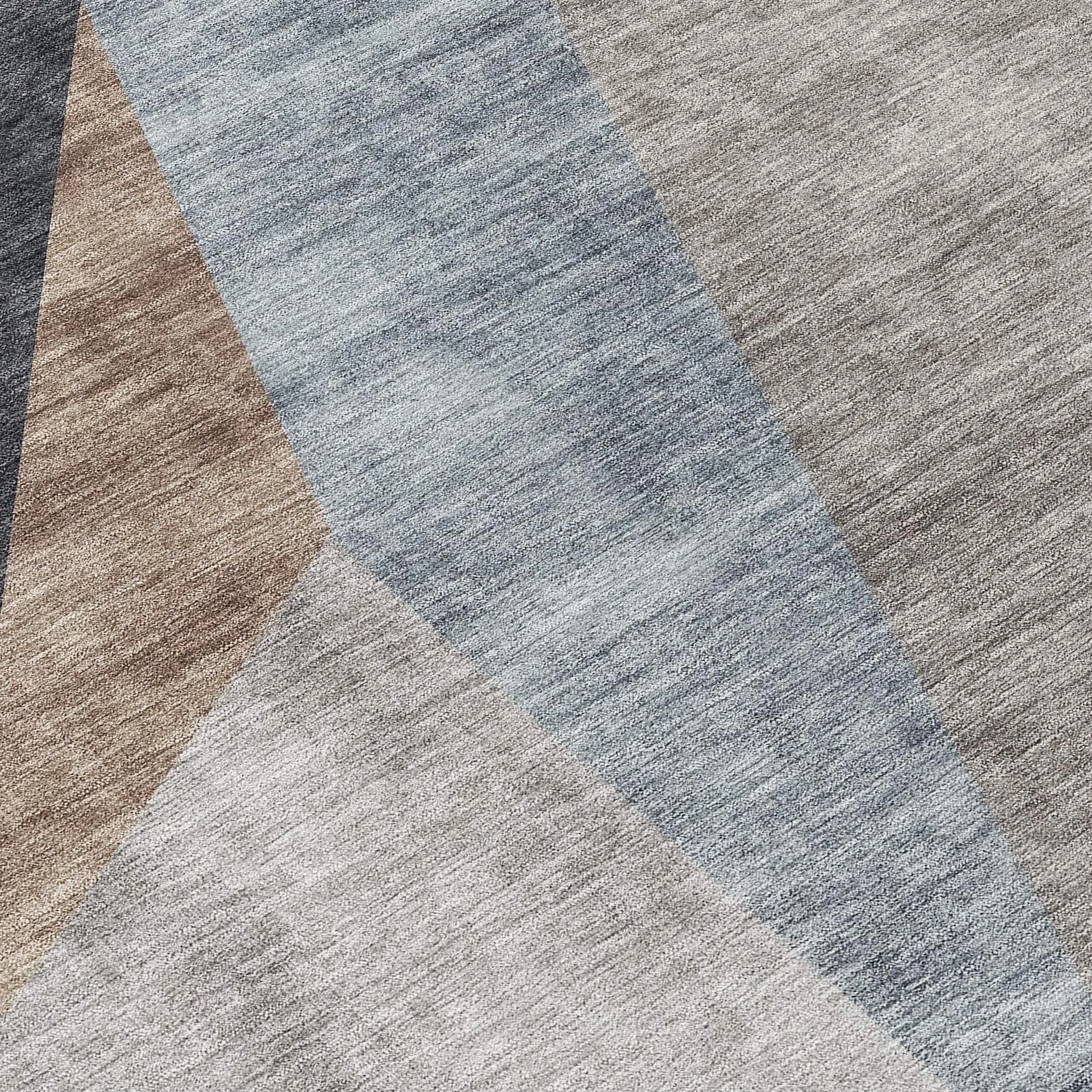 Machine Washable Indoor/ Outdoor Chantille Modern Prism Rug